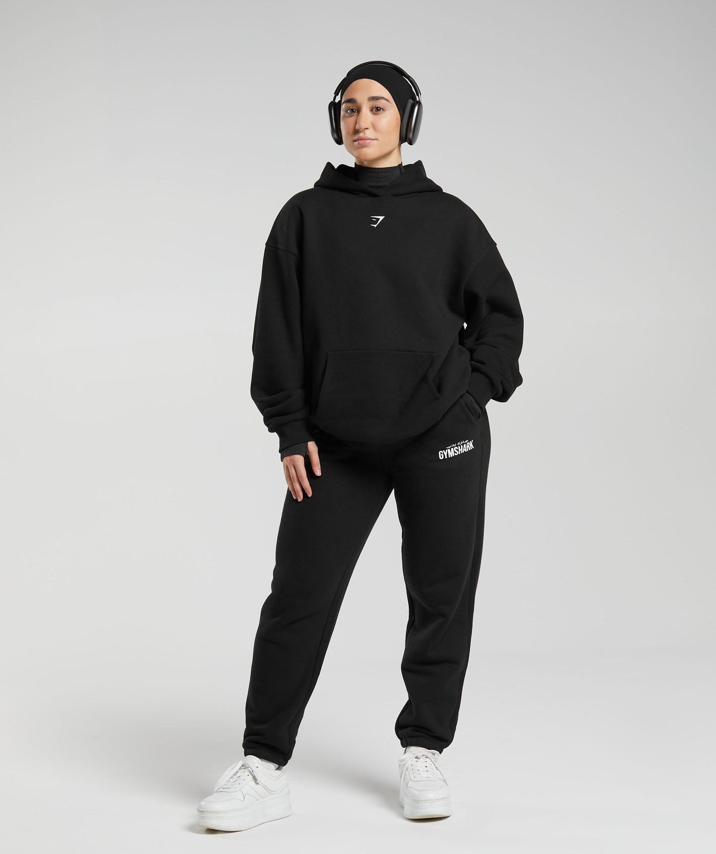 Gymshark GS x Leana Deeb Oversized Hoodie - Black