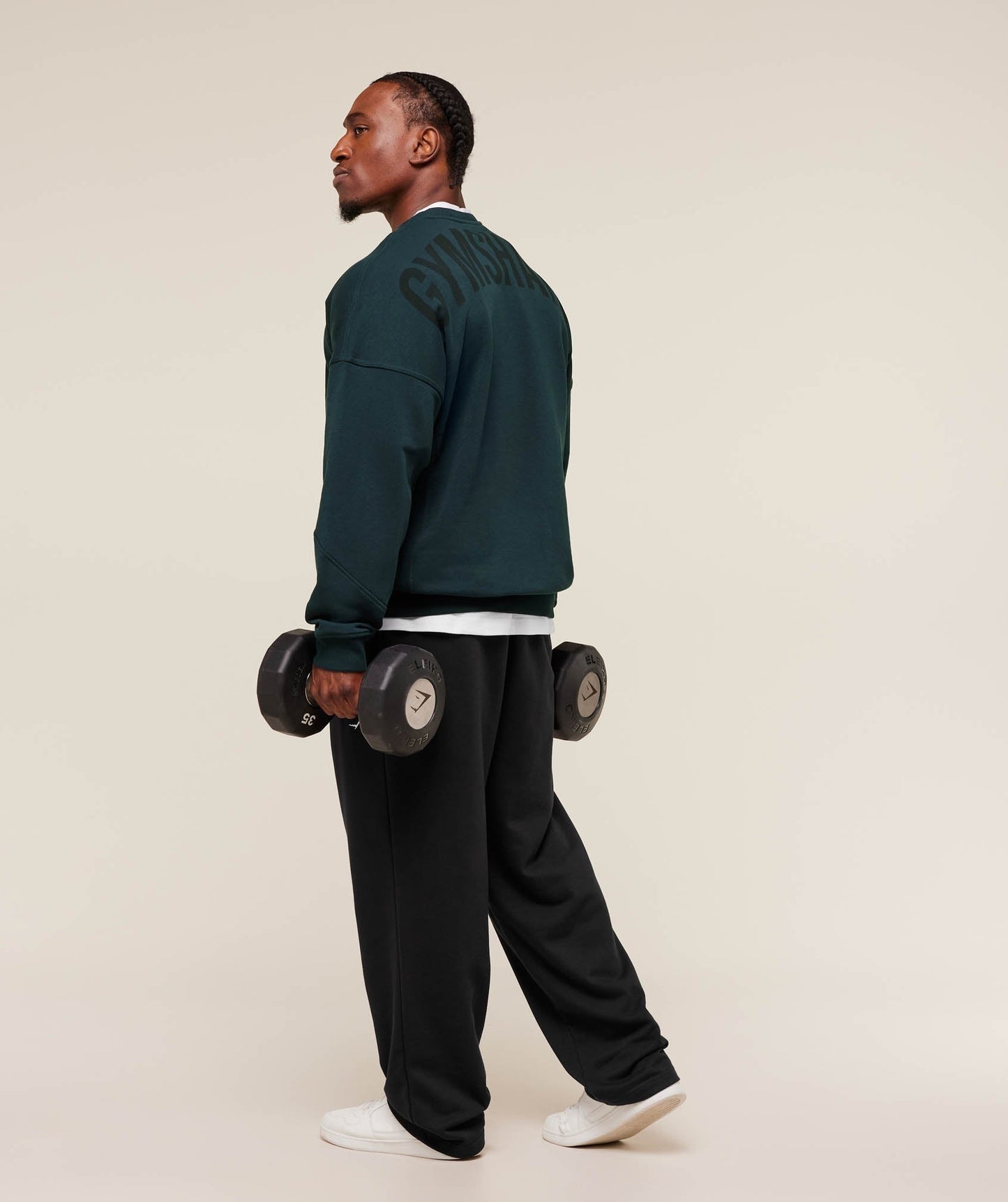 Gymshark Power Crew - Deep Petrol Blue