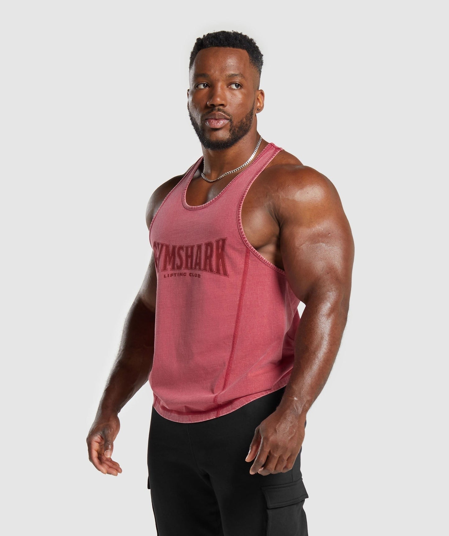 Gymshark Heritage Washed Stringer - Vintage Pink