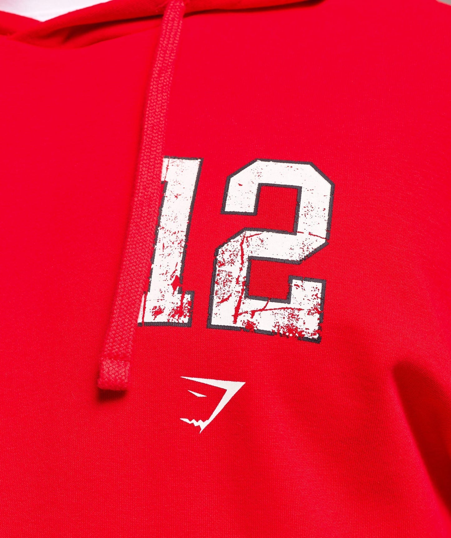Gymshark Campus Hoodie - Athletic Red