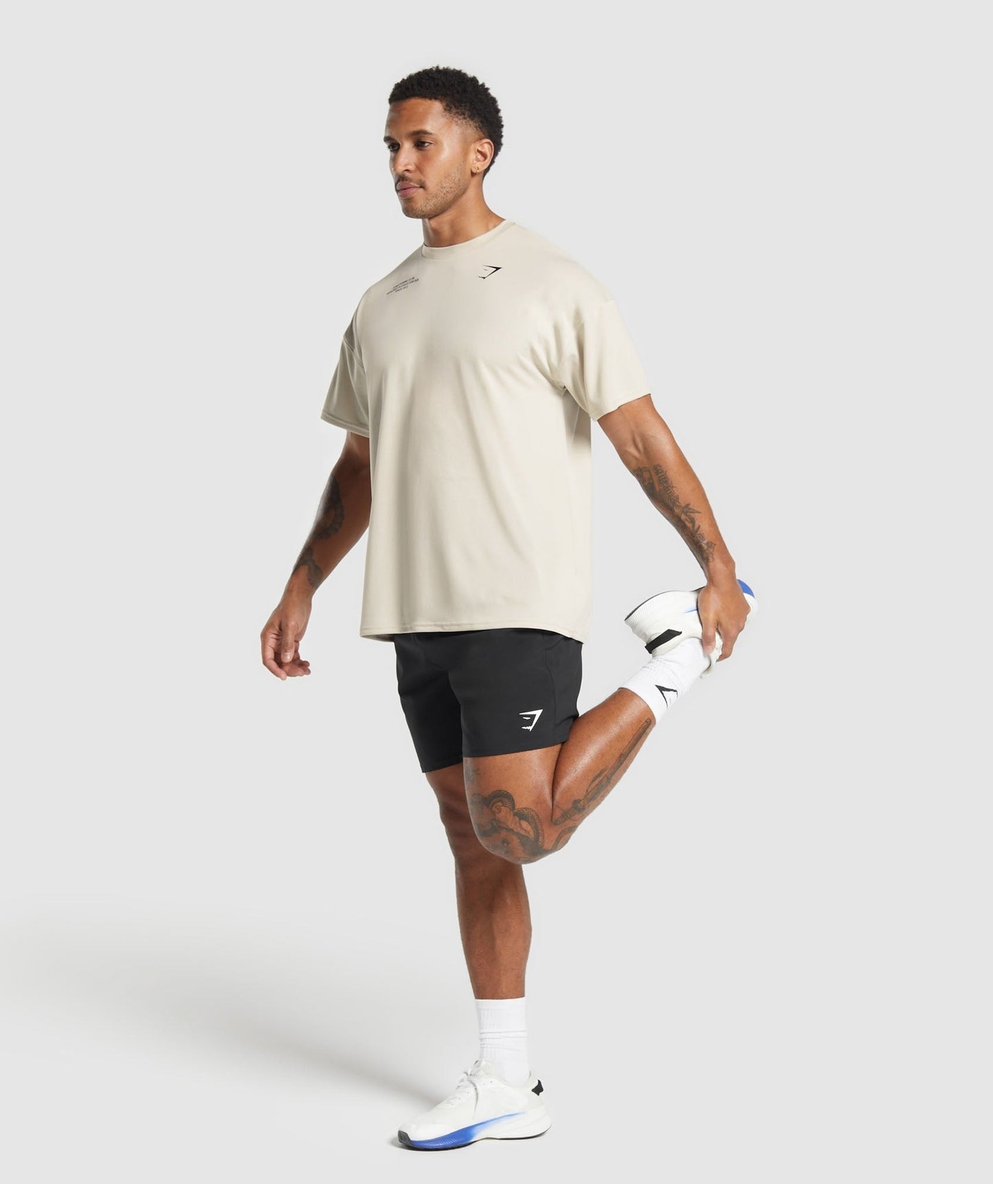 Gymshark Conditioning Club Oversized T-Shirt - Pebble Grey