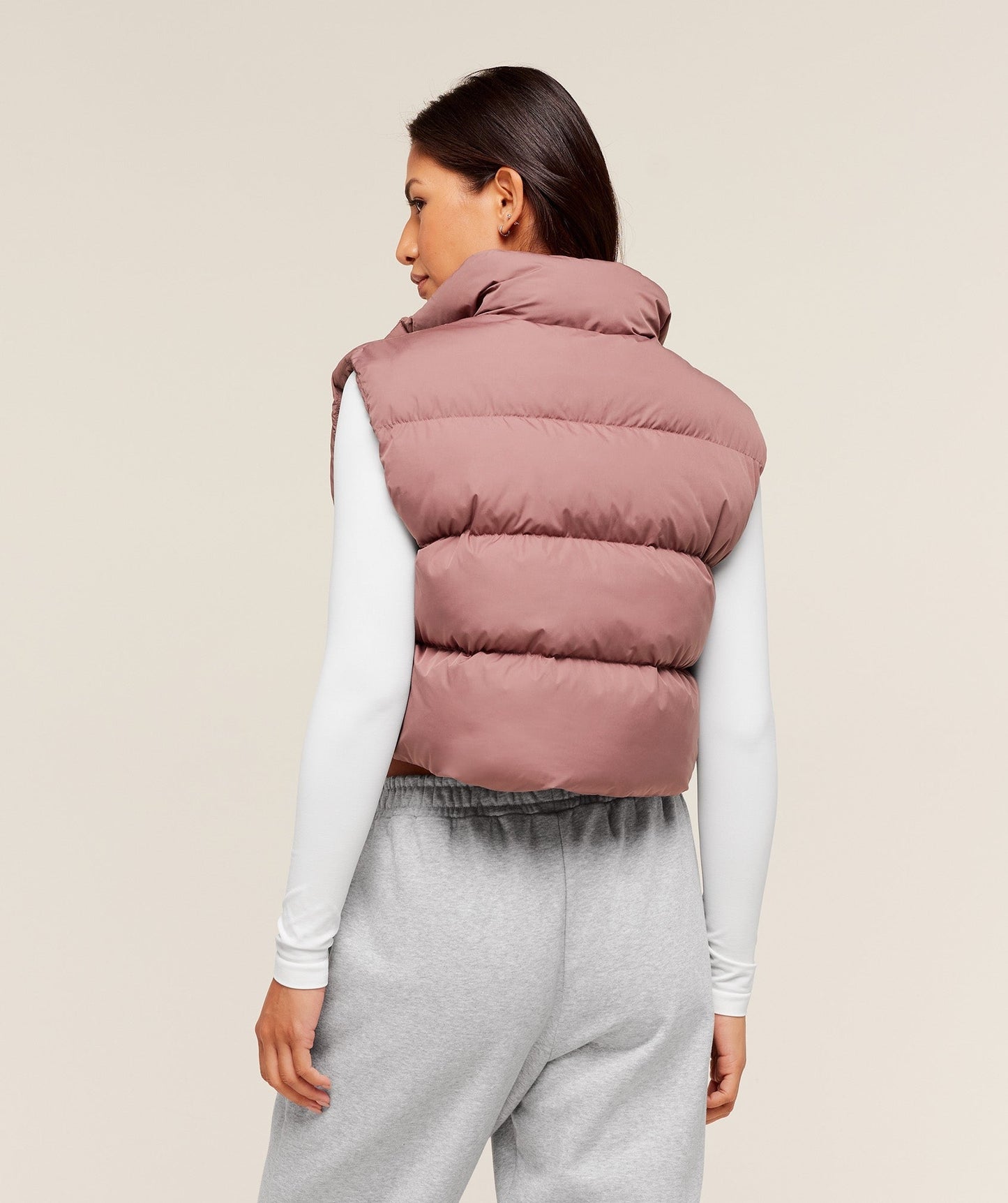 Gymshark Puffer Vest - Brick Brown