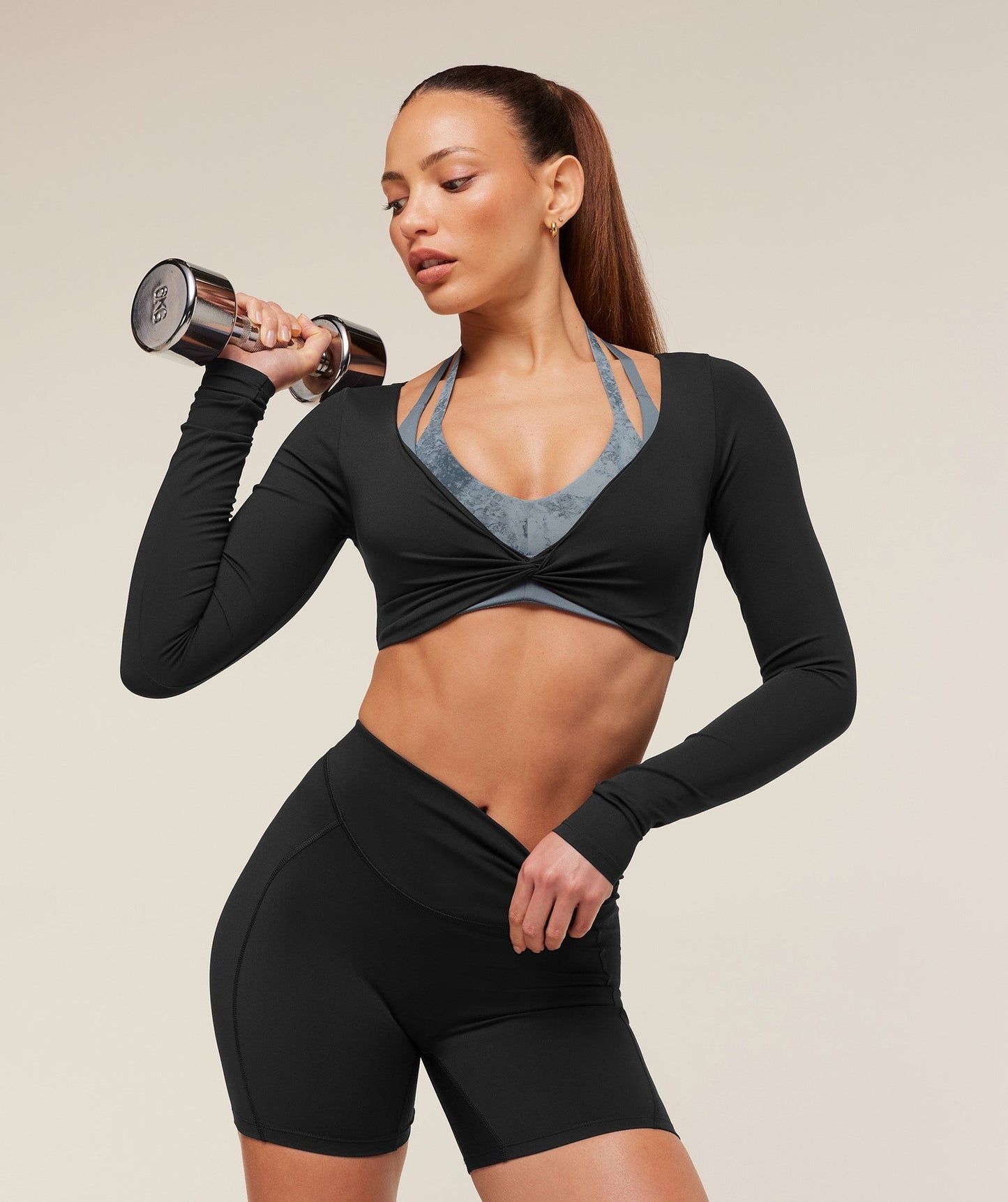 Gymshark Lifting Dipped Waistband Shorts - Black