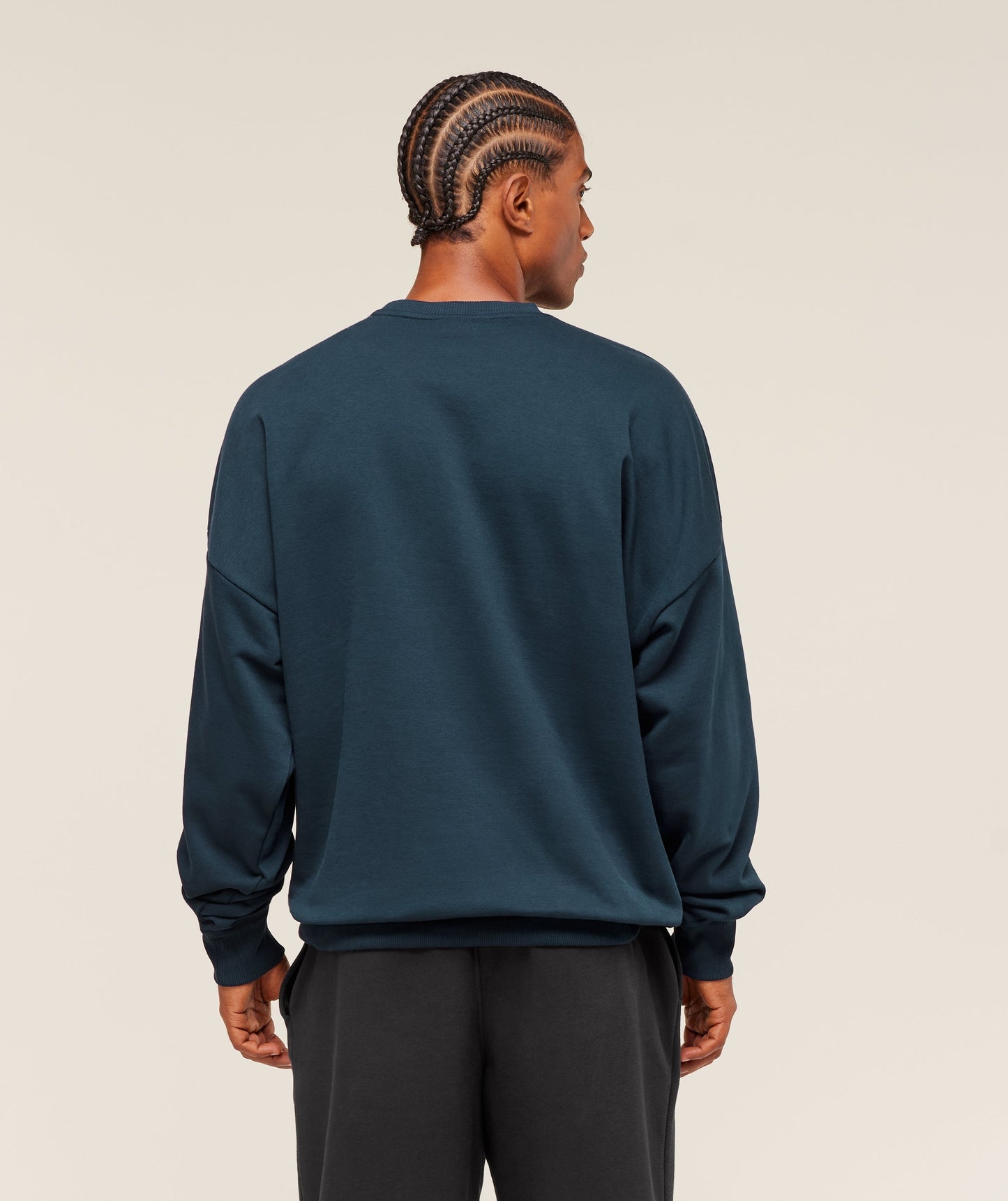 Gymshark Oversized Crest Crew - Navy