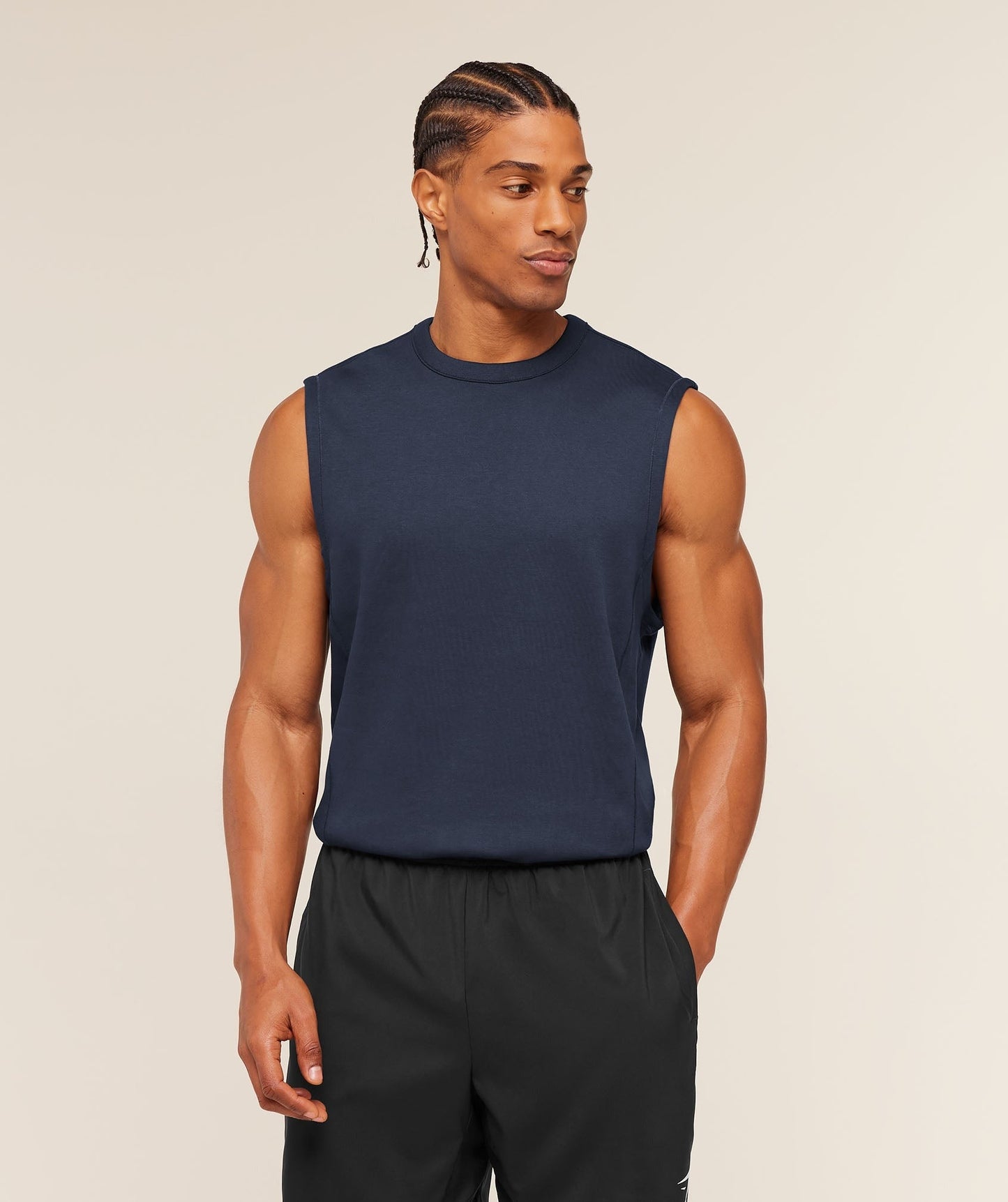 Gymshark Off Duty Tank - Heavy Blue