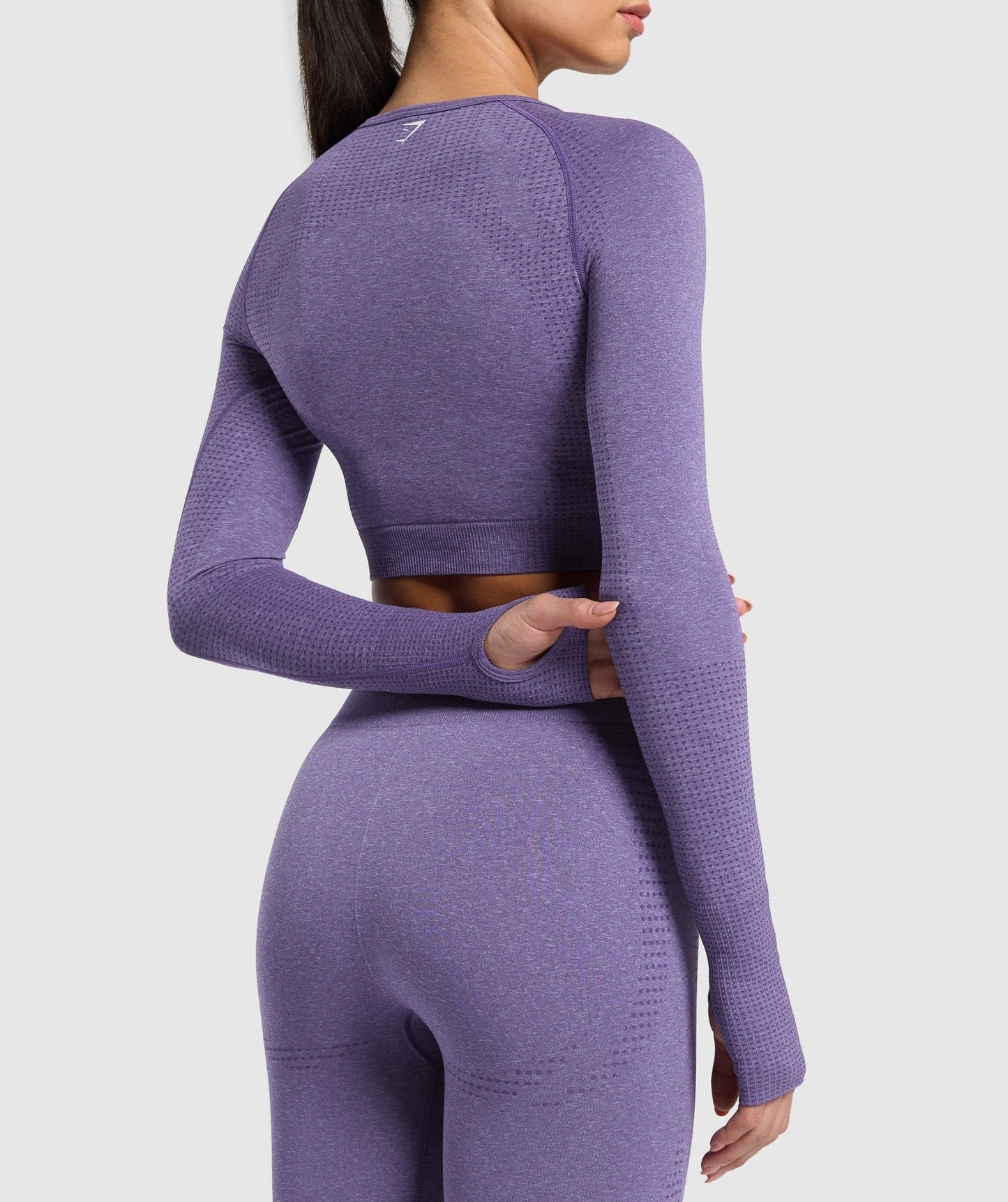 Gymshark Vital Crop Top - Functional Purple/Marl