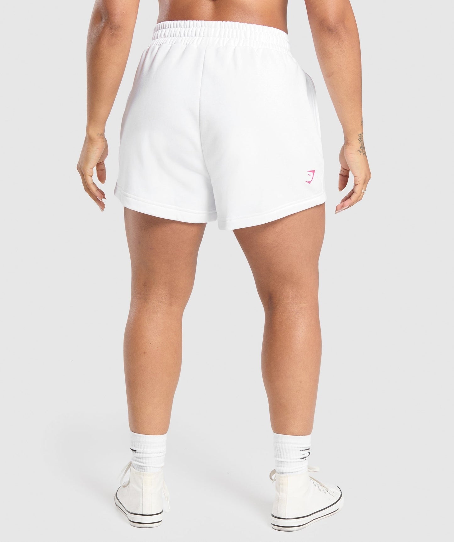 Gymshark Dumbells & Deadlifts Shorts - White