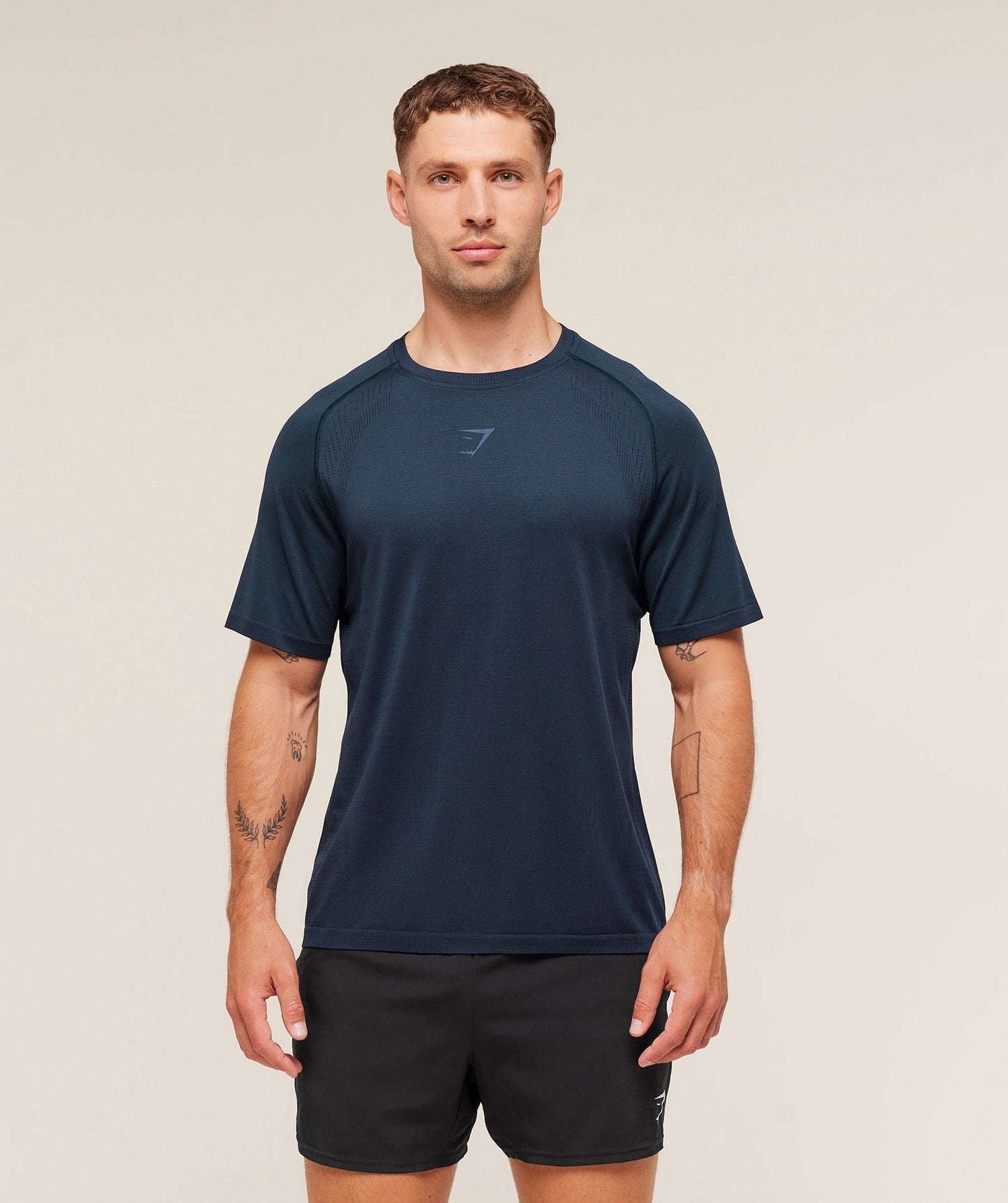 Gymshark Versatile Seamless T-Shirt - Bench Blue/Compound Blue