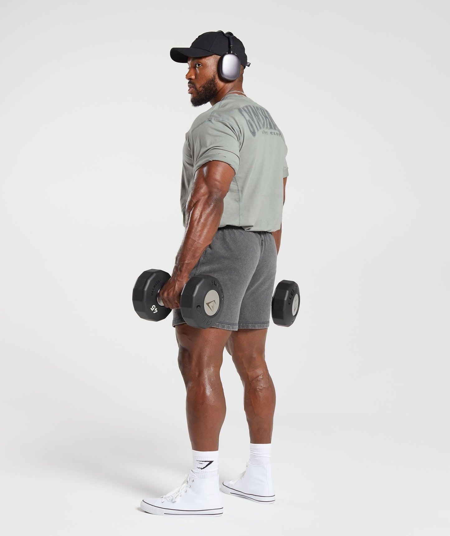 Gymshark Heritage Washed T-Shirt - Smokey Grey