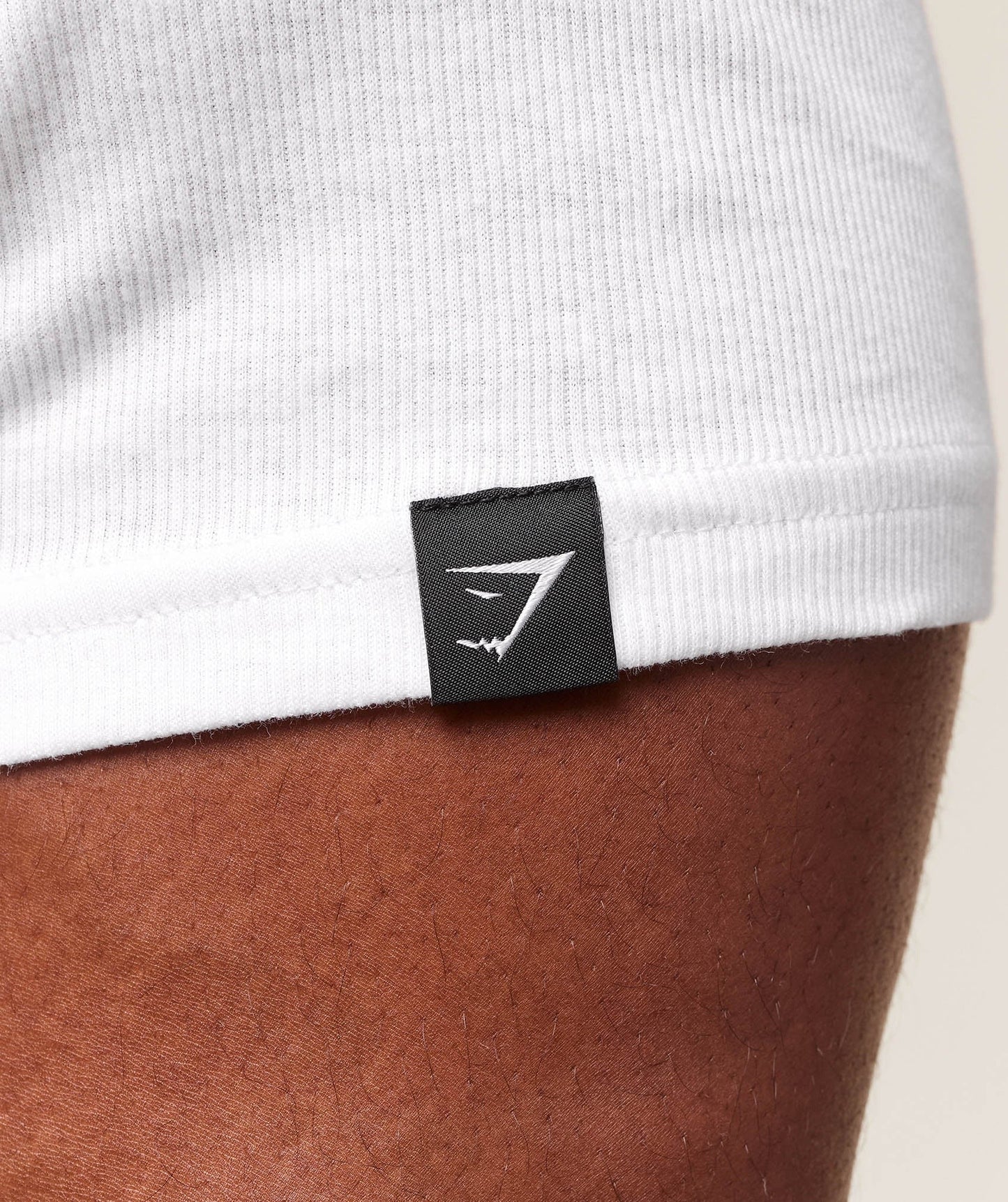 Gymshark Legacy Ribbed T-Shirt - White