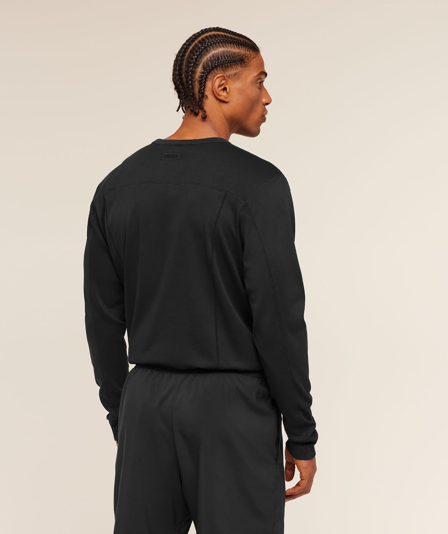 Gymshark Off Duty Long Sleeve T-Shirt - Black