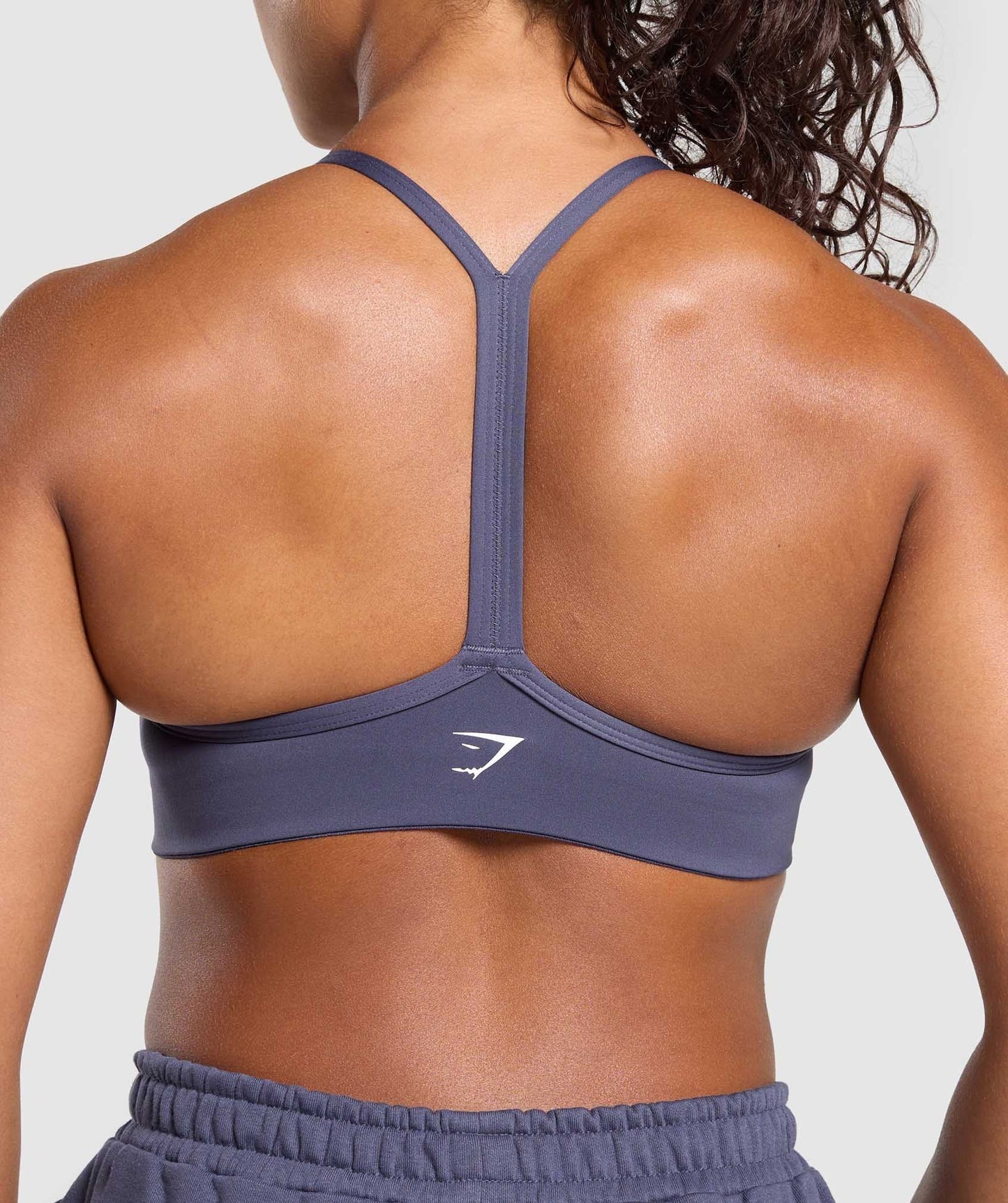 Gymshark Strength Department Graphic Sports Bra - Weighted Purple