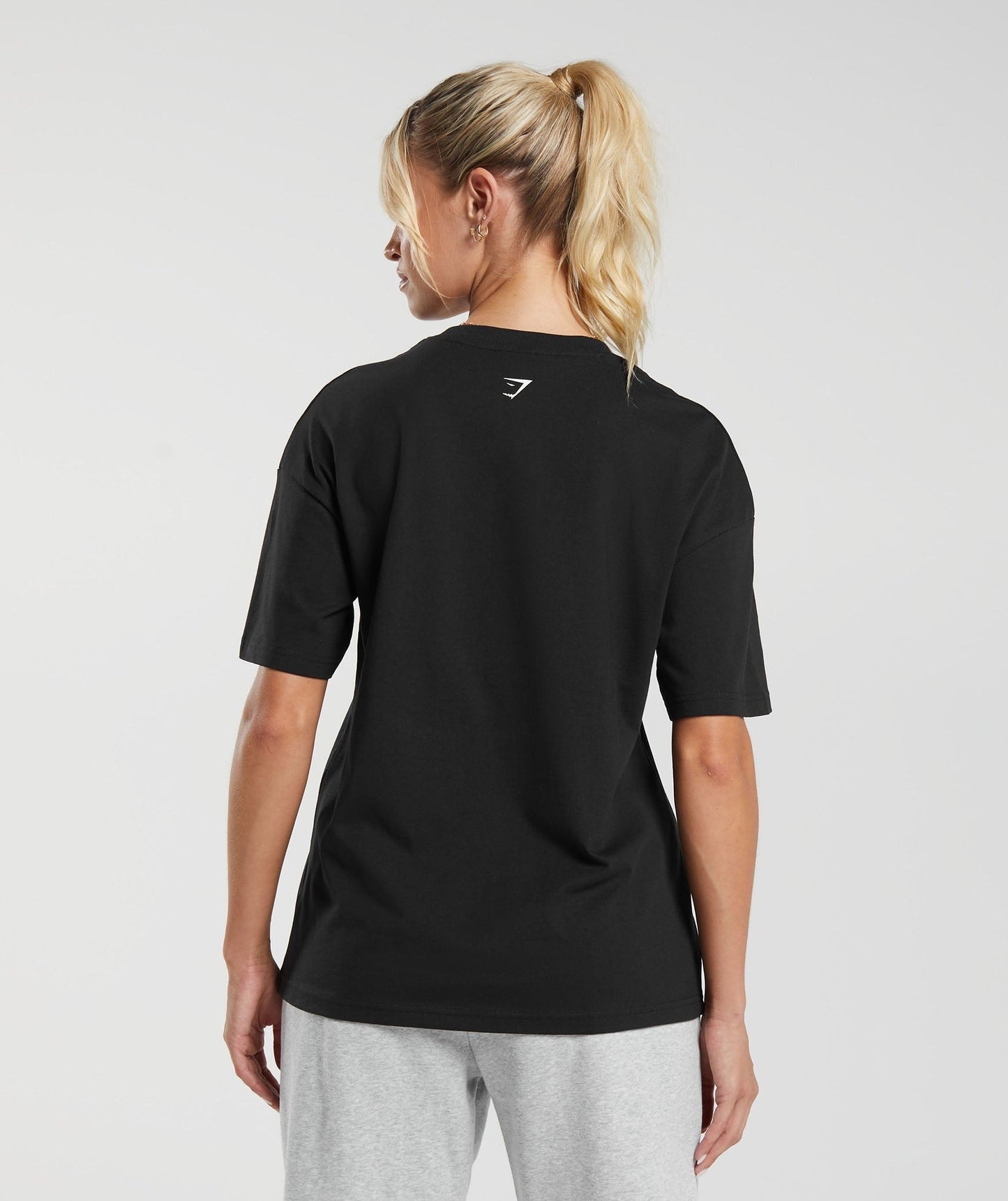 Gymshark Shark Attack Oversized T-Shirt - Black
