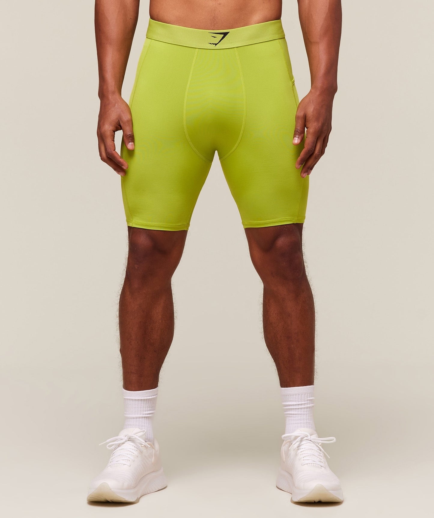 Gymshark Element Baselayer Half Tight - Zest Green
