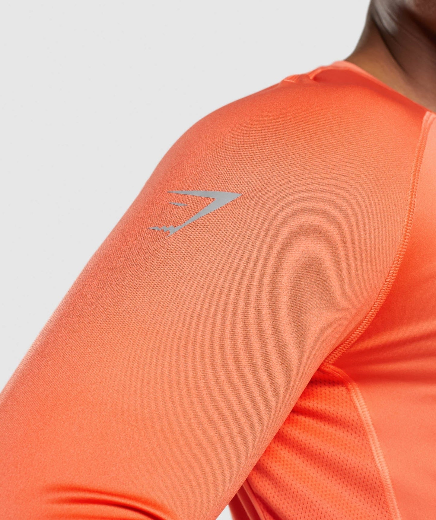 Gymshark Speed Evolve Long Sleeve T-Shirt - Papaya Orange