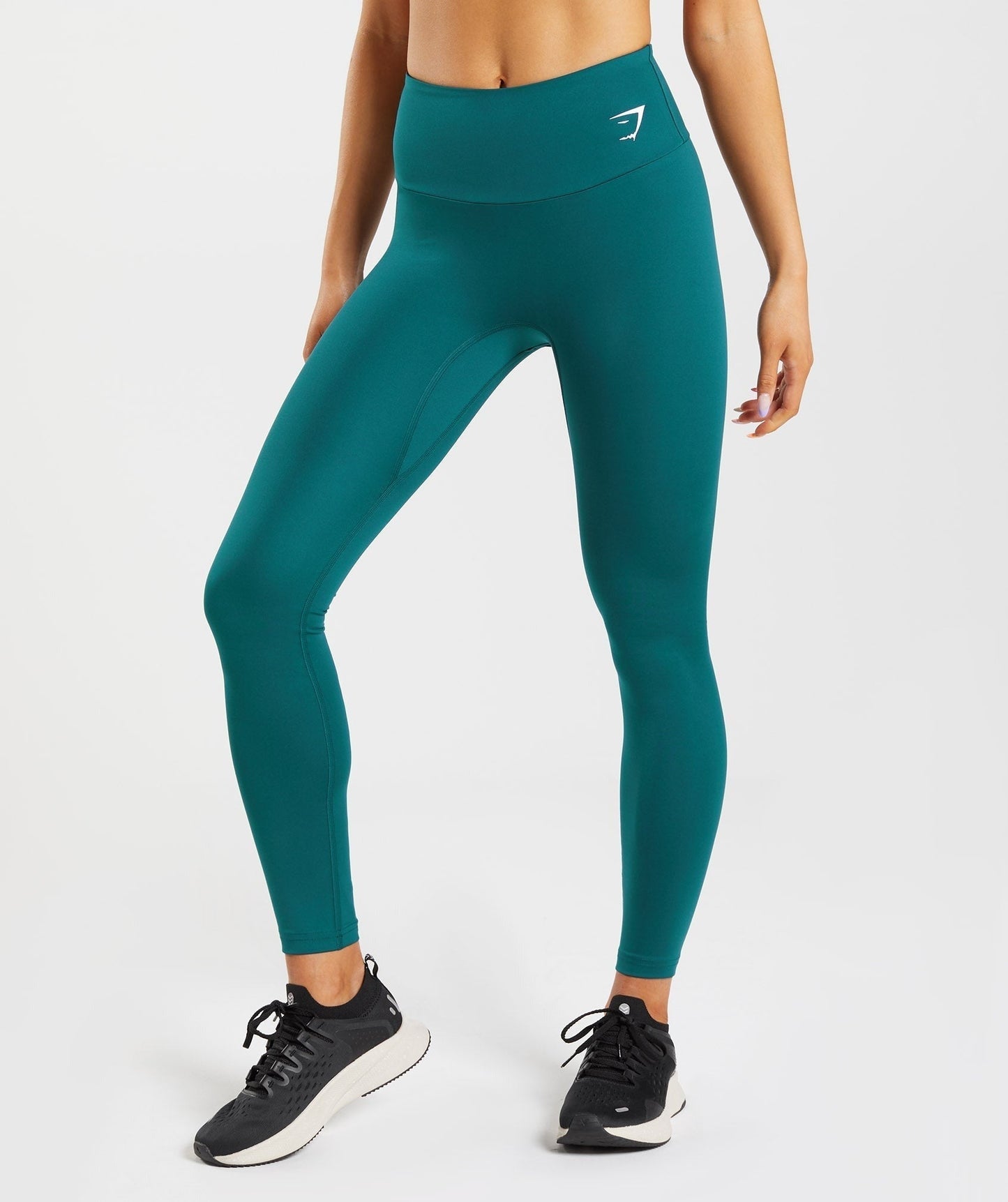 Gymshark FRACTION LEGGINGS - Winter Teal