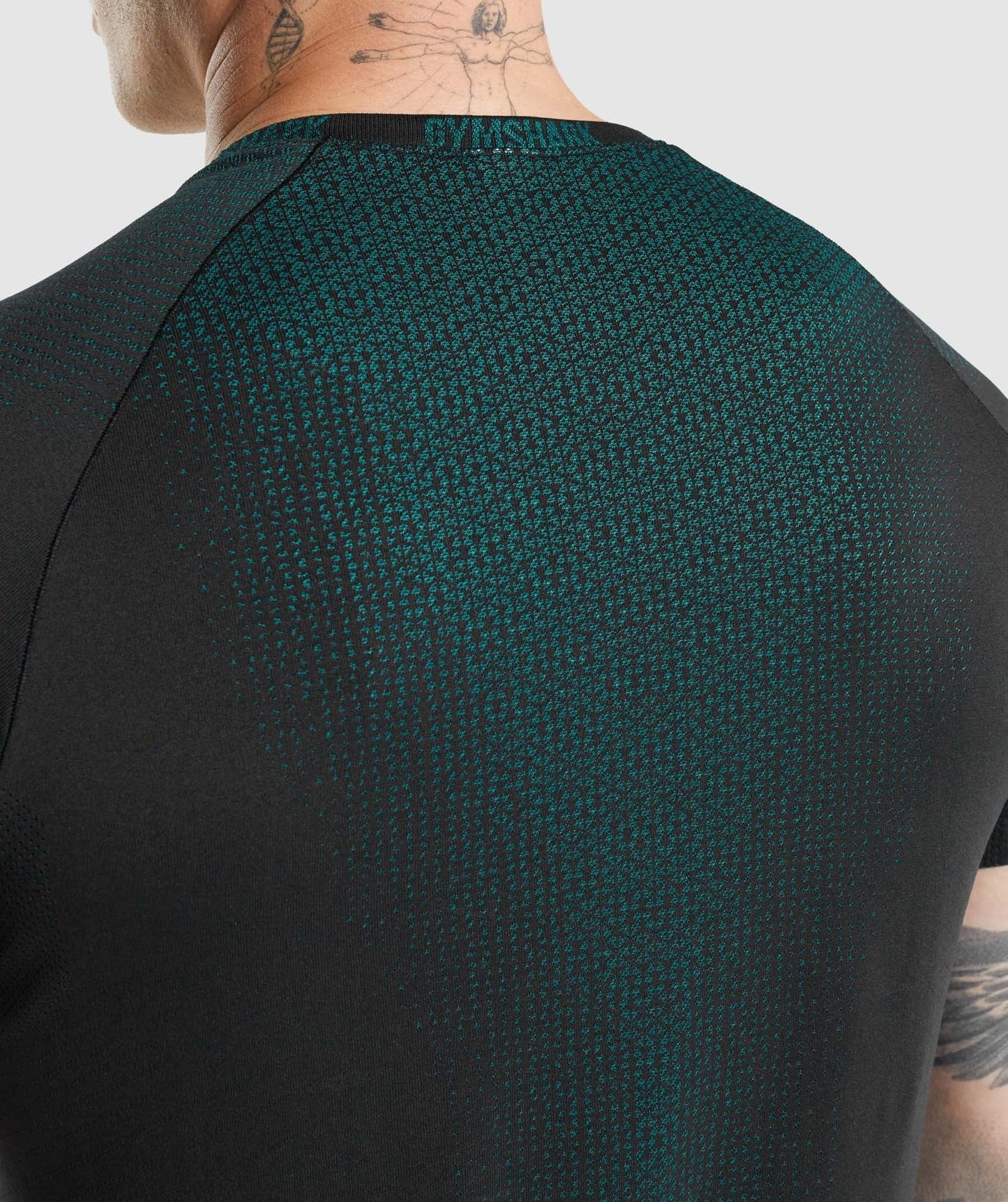 Gymshark Apex Contrast T-Shirt - Black/Teal