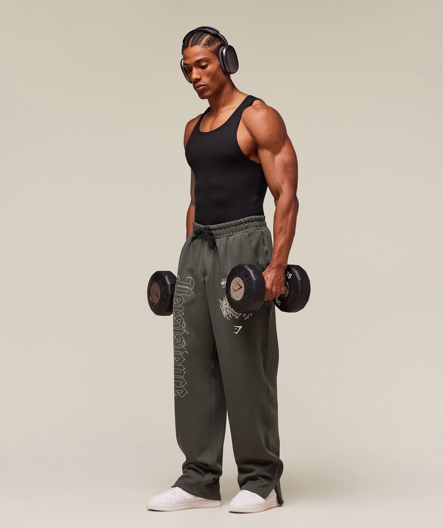Gymshark Carlos Belcast x Rest Day Track Pant - Strength Green