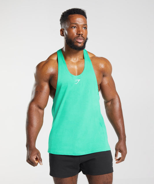 Gymshark React Stringer - Tropic Green