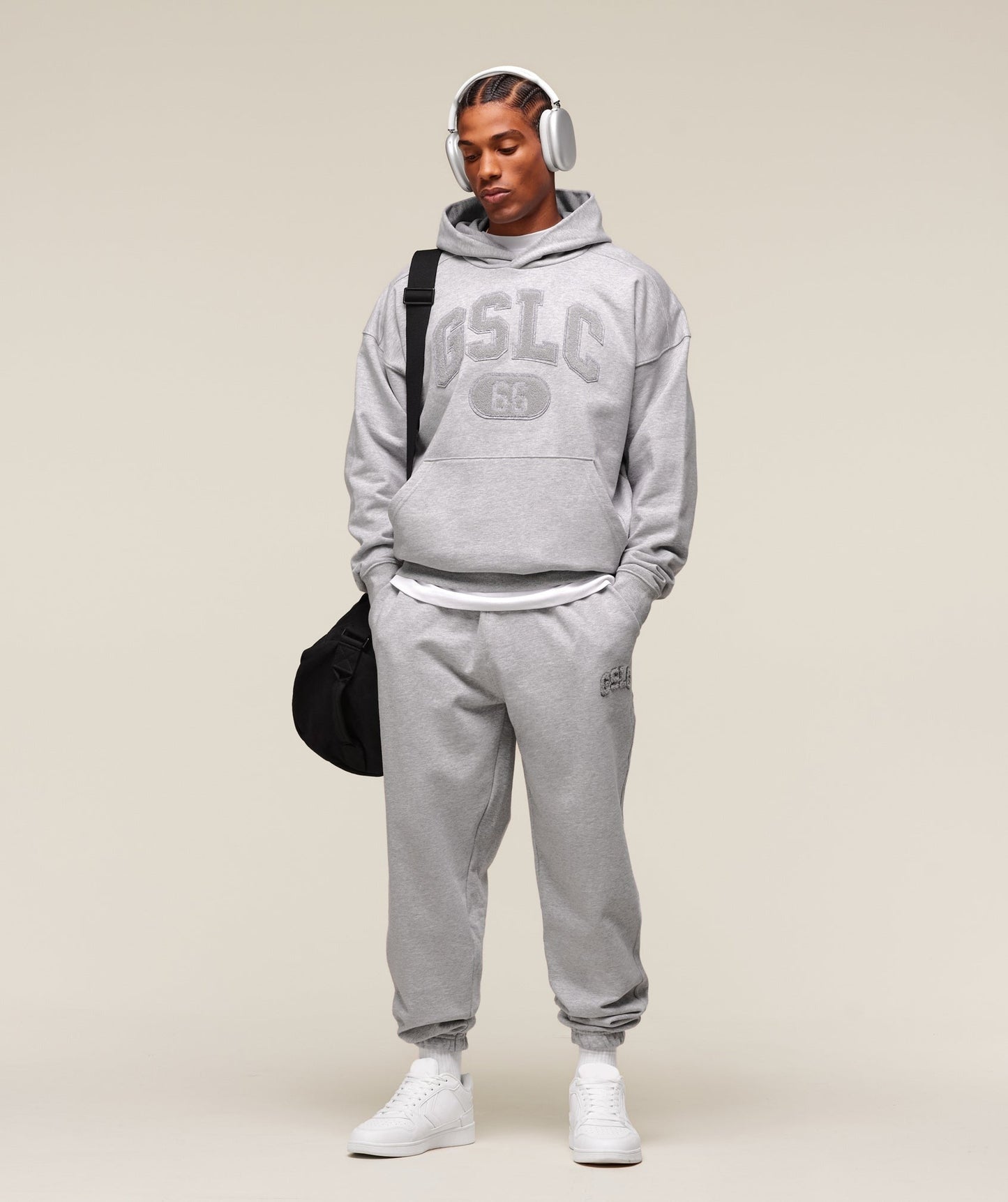 Gymshark GSLC Joggers - Light Grey Core Marl