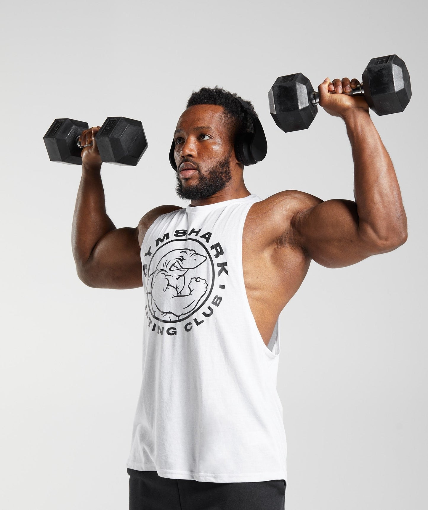 Gymshark Legacy Drop Arm Tank - White