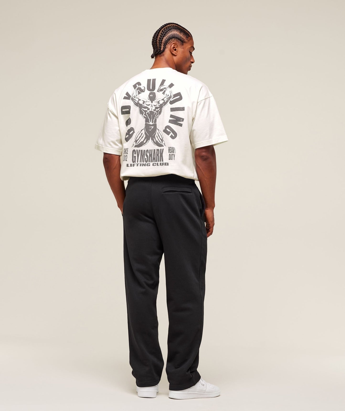 Gymshark Lifting Club Flex T-Shirt - Soft White