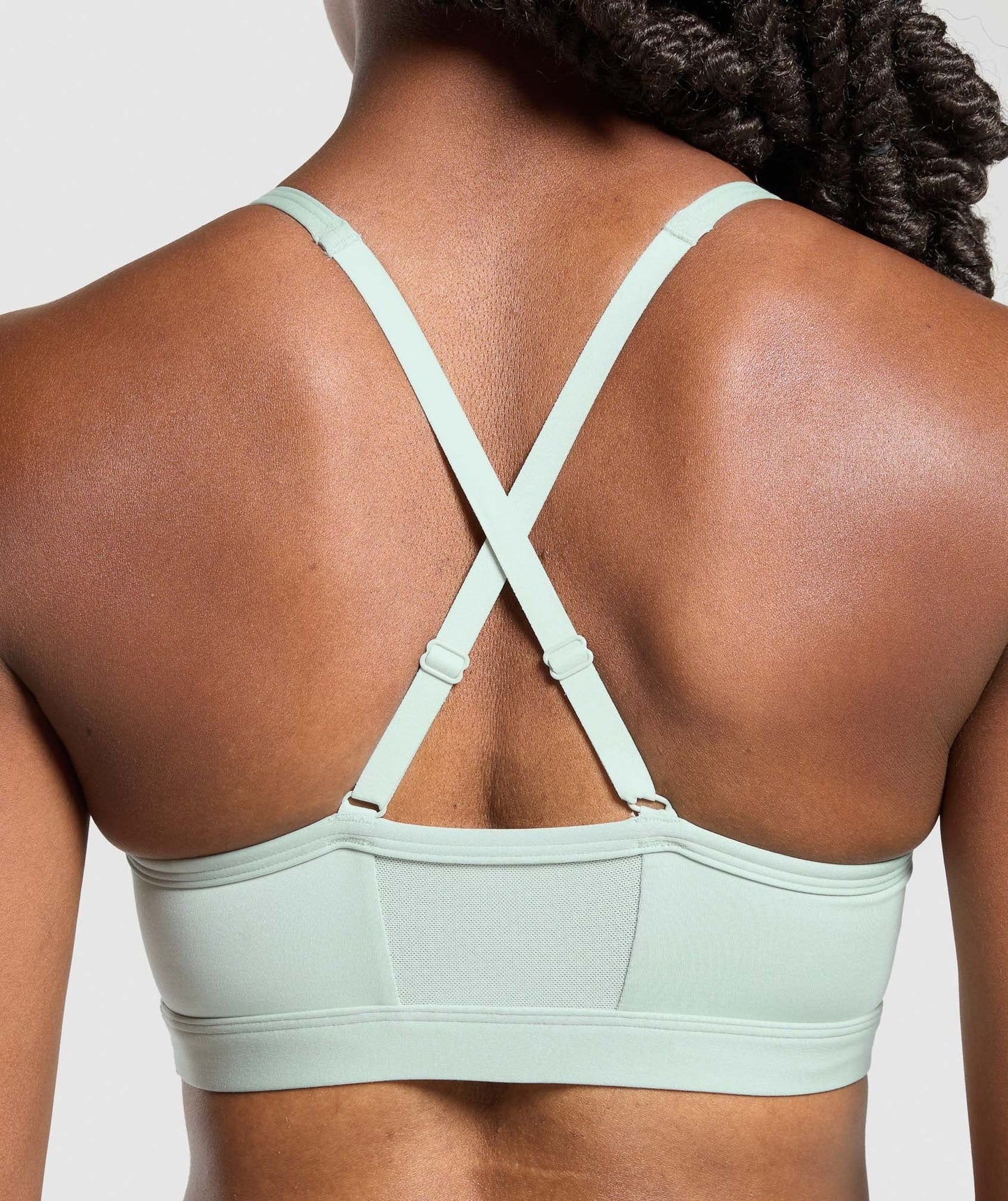 Gymshark Ruched Sports Bra - Morning Blue