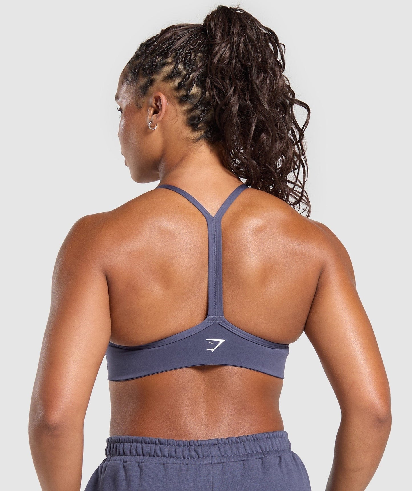 Gymshark Strength Department Graphic Sports Bra - Weighted Purple