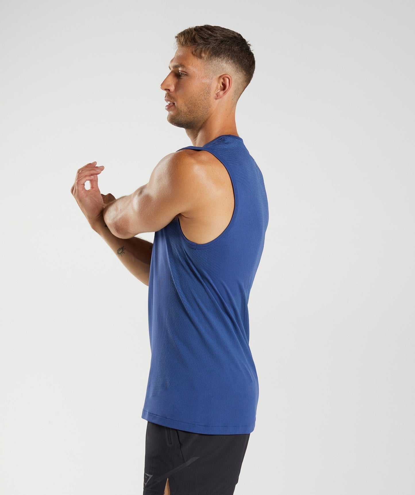 Gymshark Apex Seamless Tank - Stellar Blue/Lakeside Blue