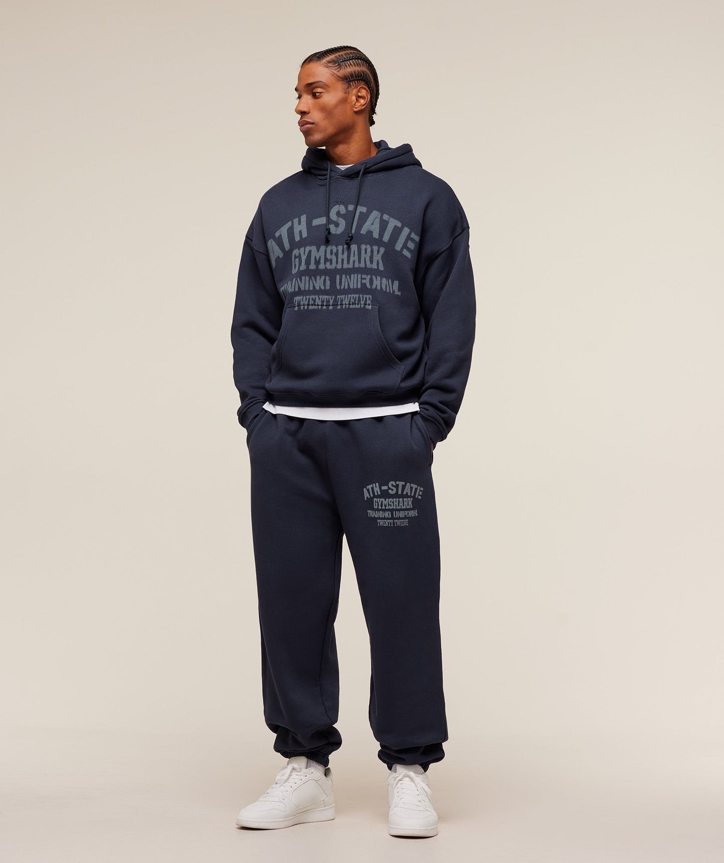 Gymshark Collegiate Joggers - Heavy Blue