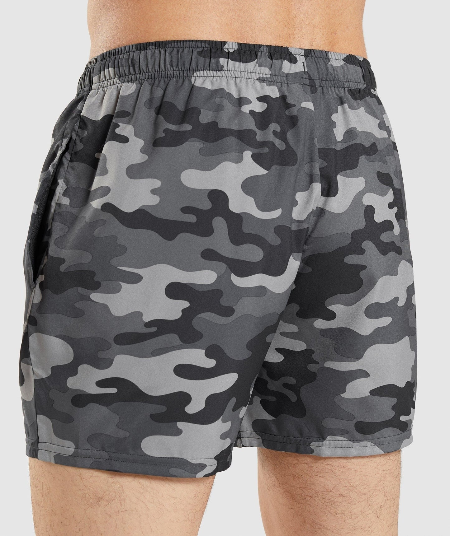 Gymshark Arrival 5" Shorts - Grey Print
