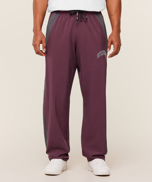 Gymshark Collegiate Tech Pants - GS Impact Burgundy