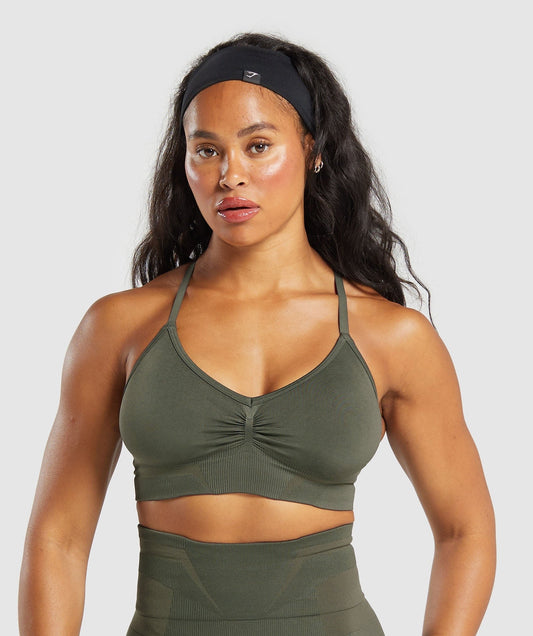 Gymshark Boost Bra - Strength Green/Weighted Green