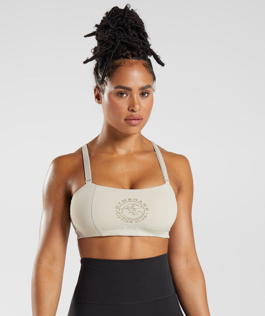 Gymshark Legacy Sports Bra - Pebble Grey