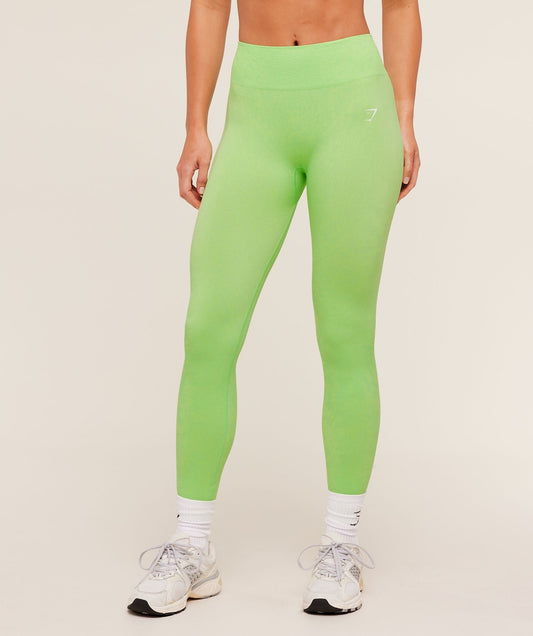Gymshark Adapt Animal X Whitney Leggings - Energy Gelato Green / Sorbet Yellow