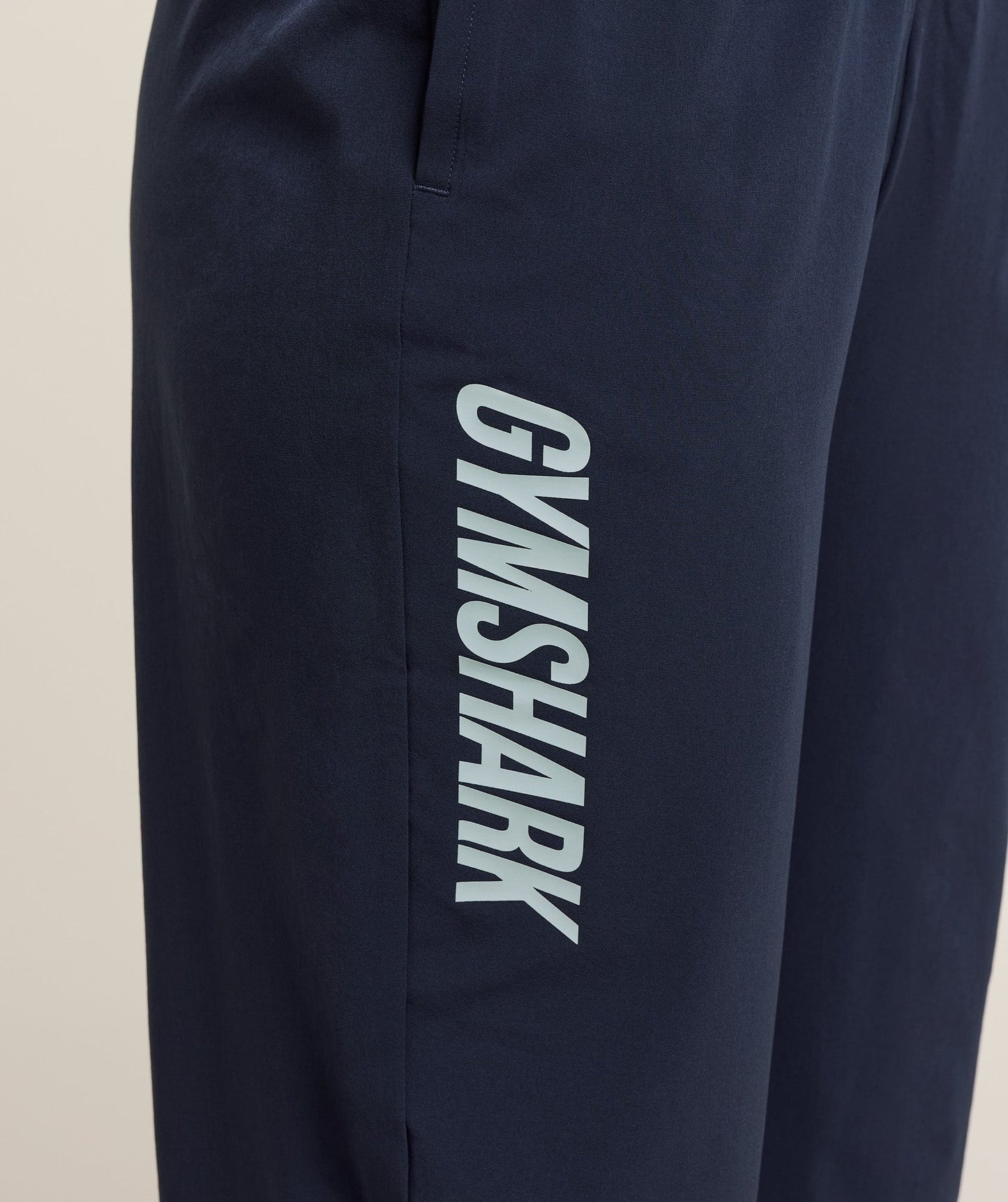 Gymshark Woven Track Straight Leg Pants - Heavy Blue