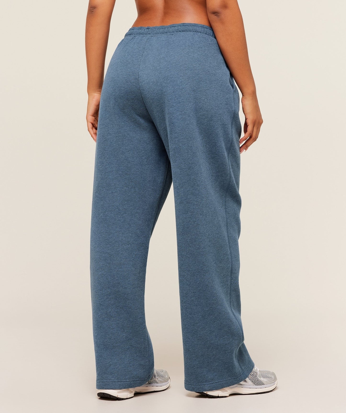 Gymshark Cosy Luxe Straight Leg Regular Joggers - Compound Blue Marl