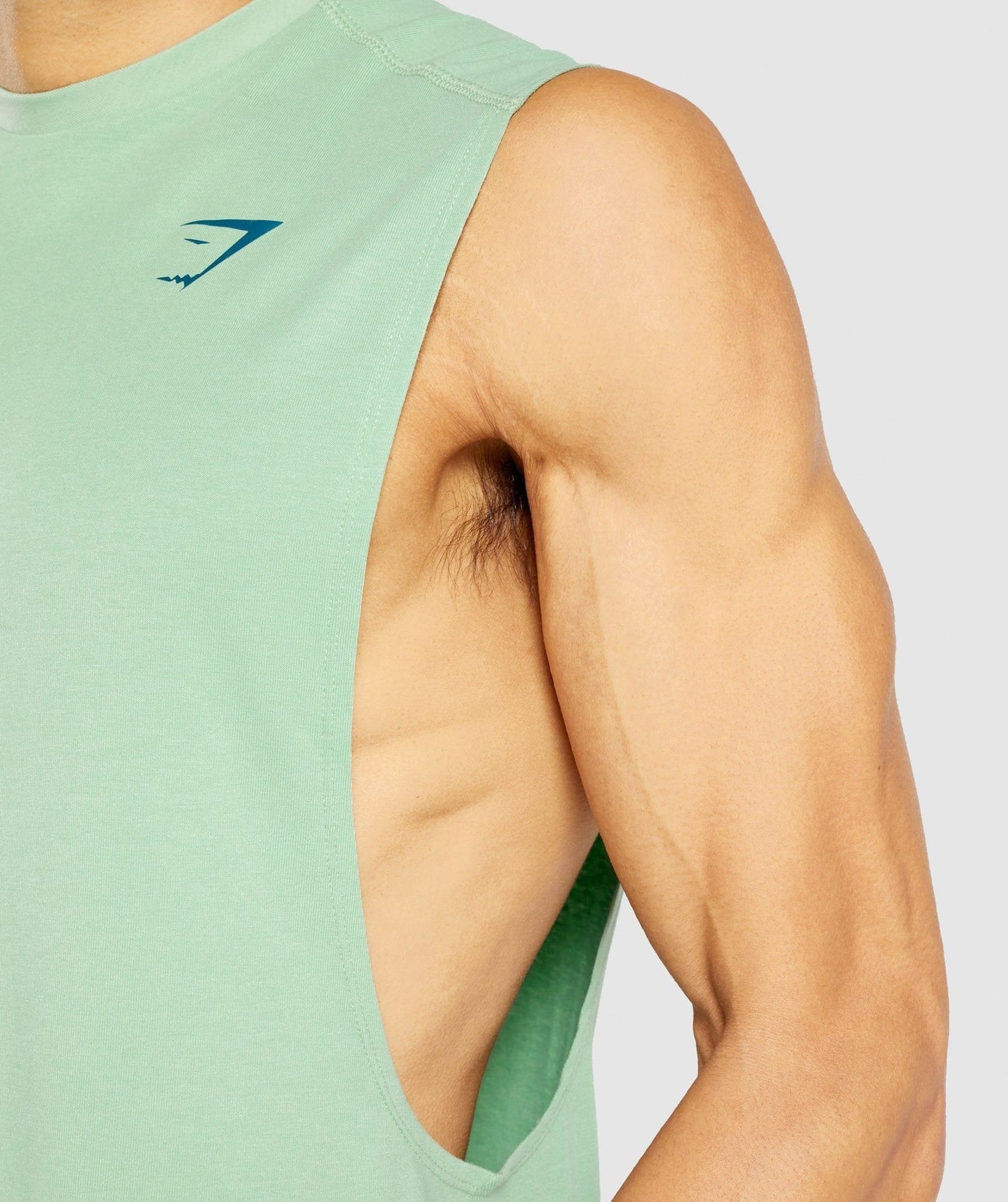 Gymshark Bold Drop Arm Tank - Green