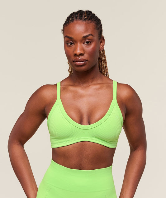 Gymshark Energise Seamless Sports Bra - Energy Gelato Green