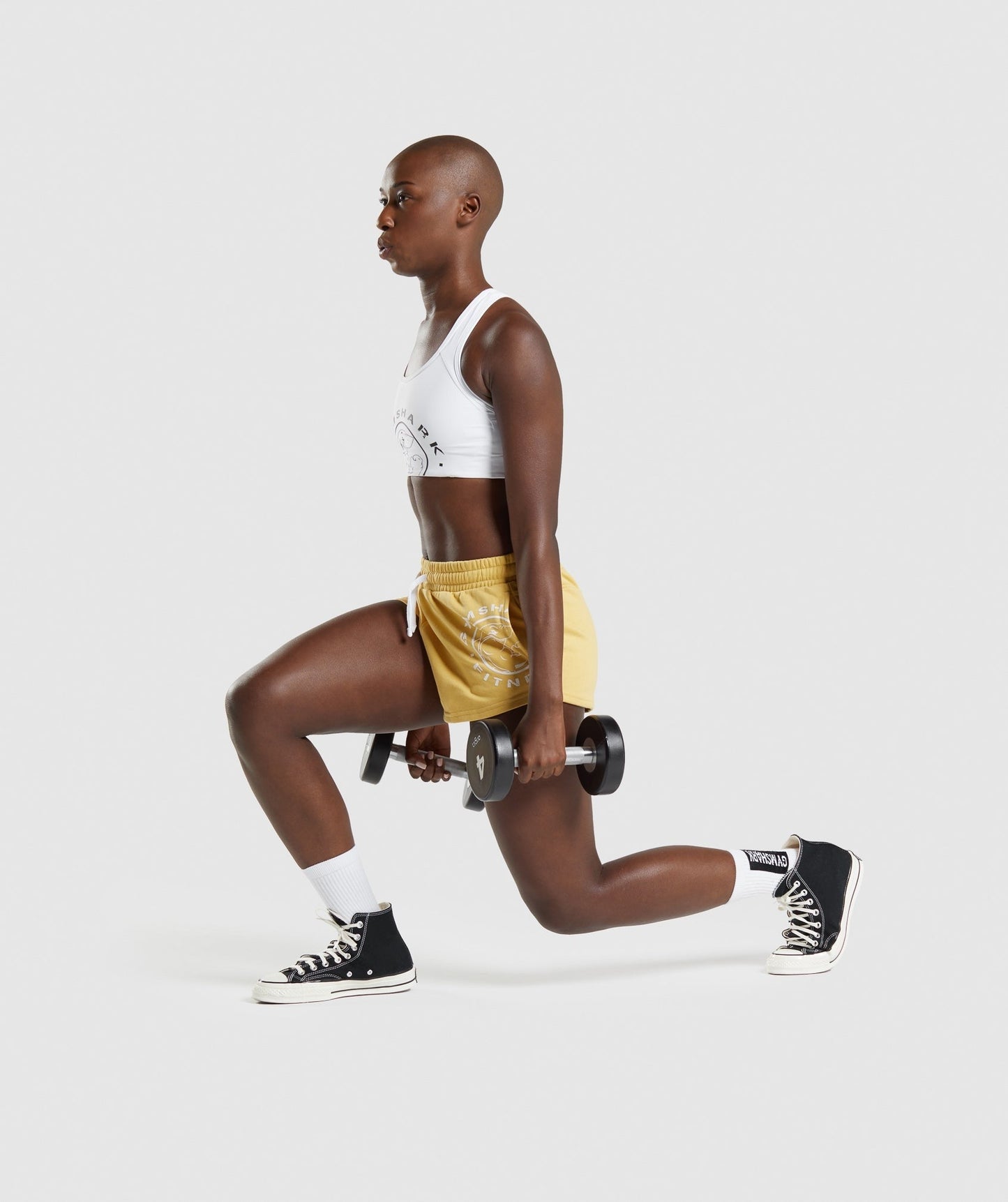 Gymshark Legacy Graphic Shorts - Yellow
