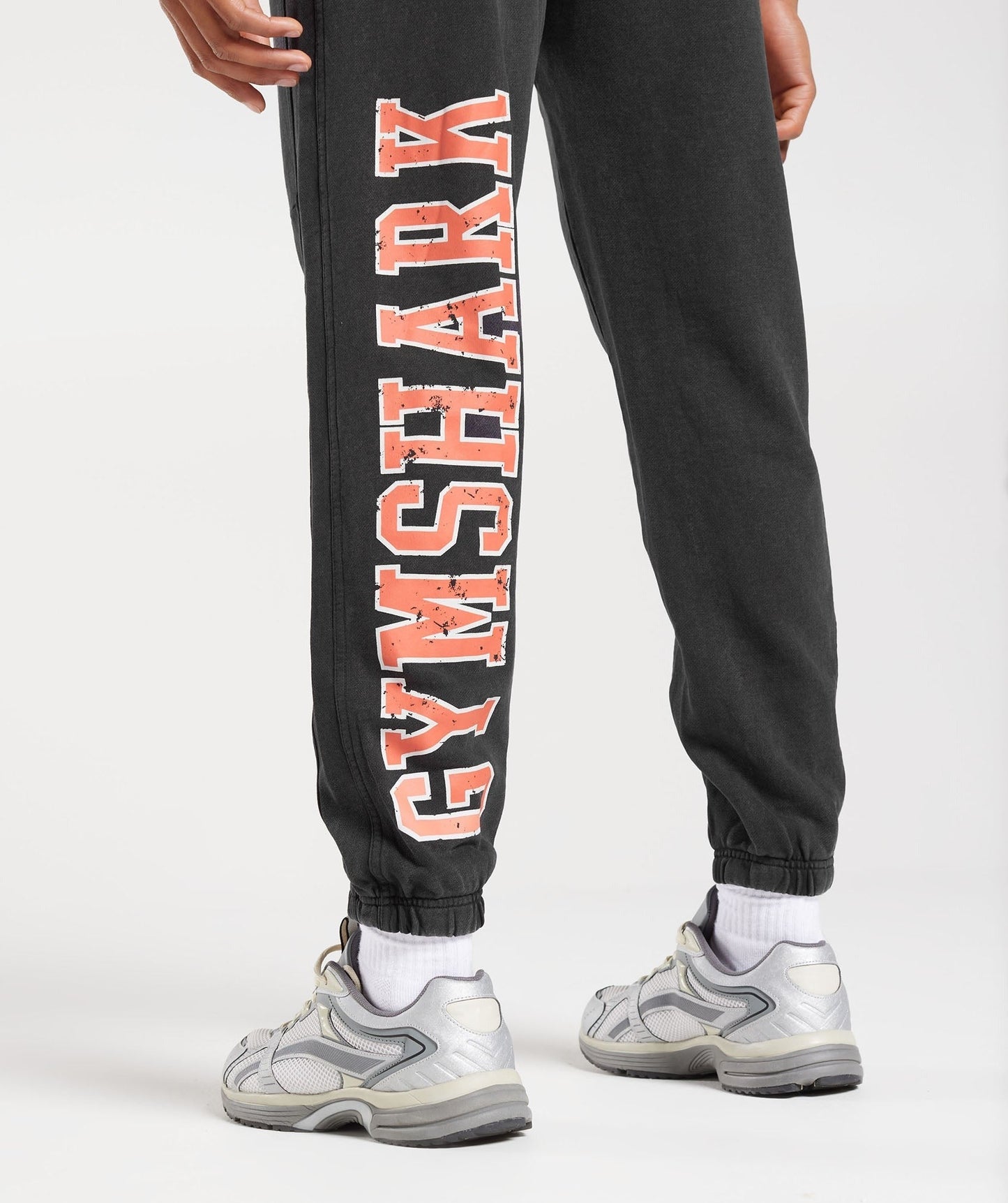 Gymshark Collegiate Joggers - Black/Acid Wash