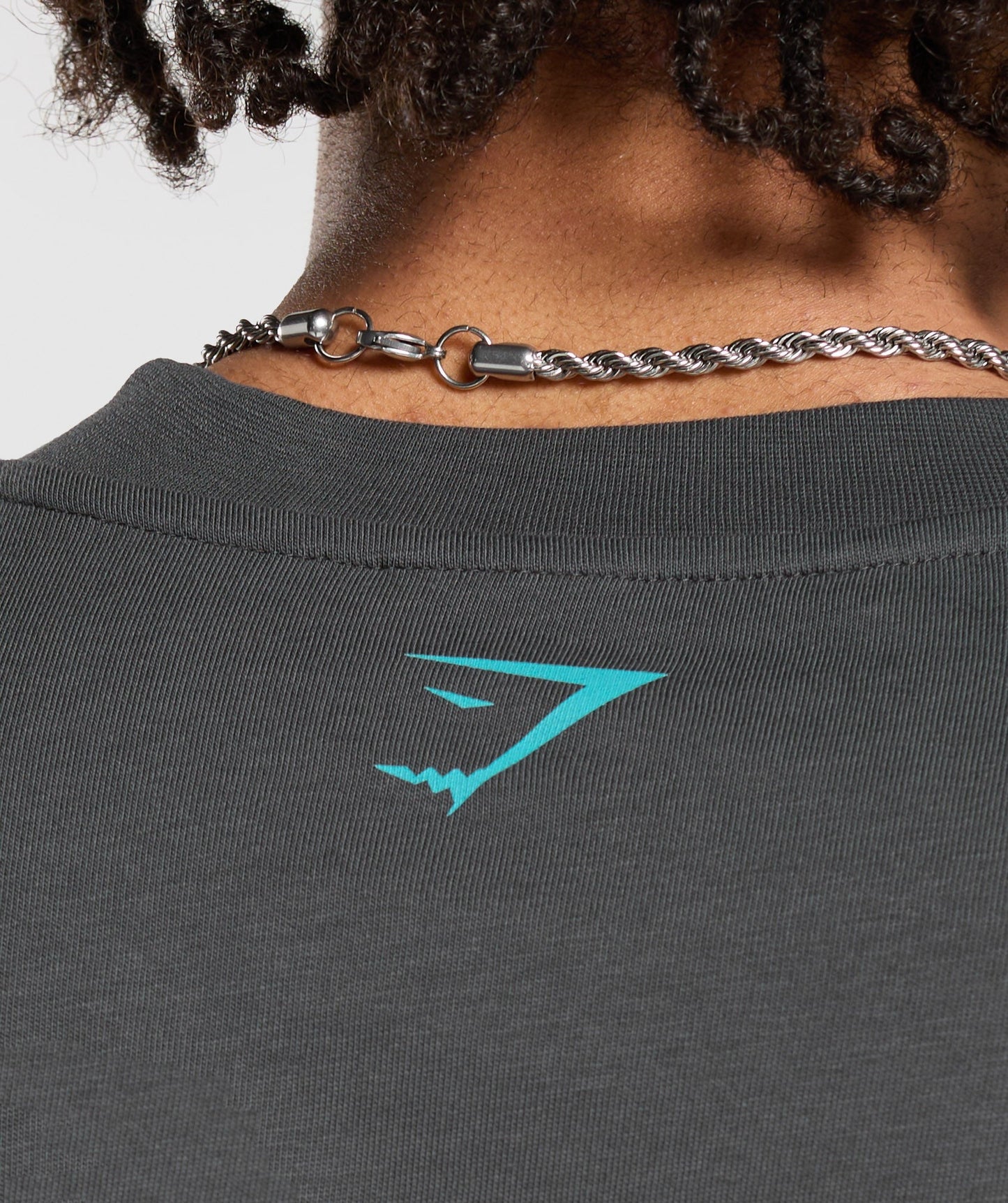 Gymshark Lifting Dept Graffiti T-Shirt - Asphalt Grey