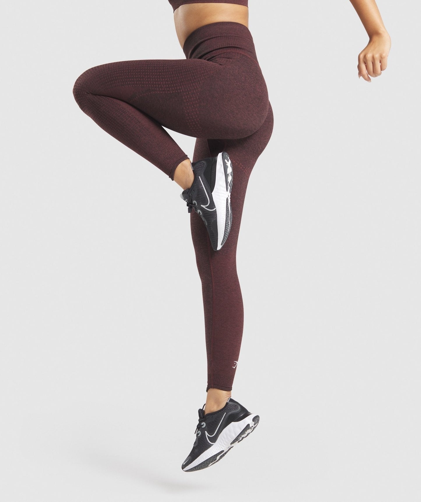 DNU - Gymshark Vital Rise Seamless Leggings - Brown Marl
