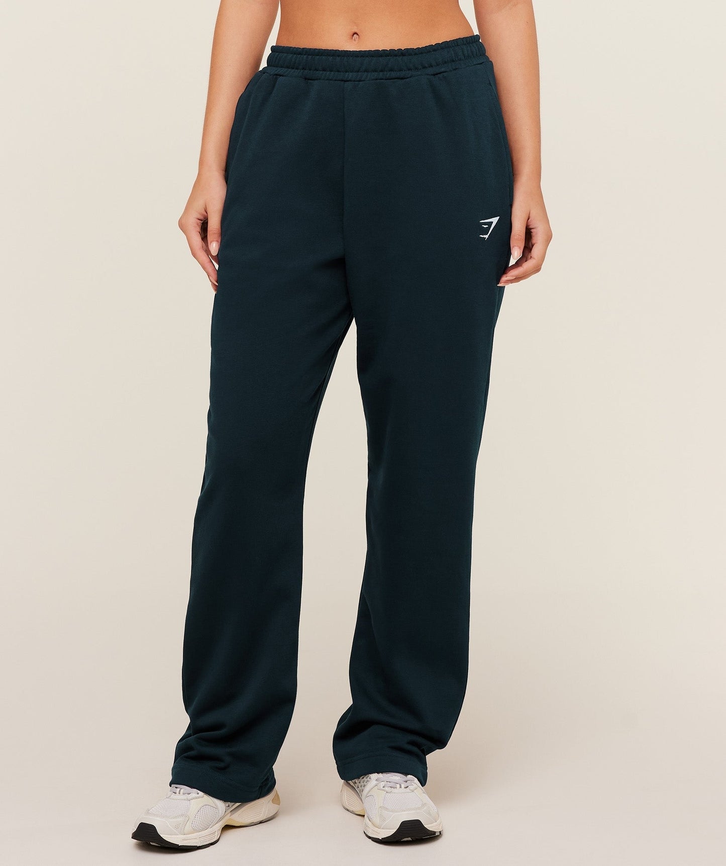 Gymshark Training Fleece Straight Leg Regular Joggers - Deep Petrol Blue