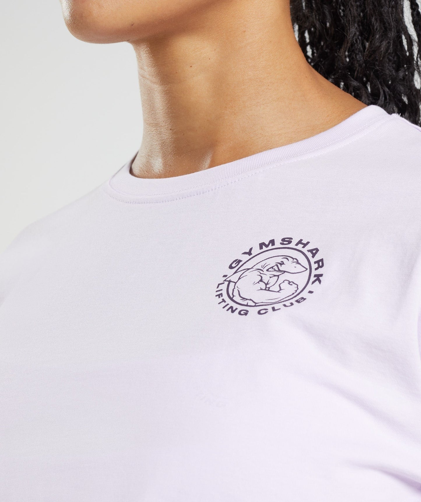 Gymshark Legacy Crop Top - Faded Lilac
