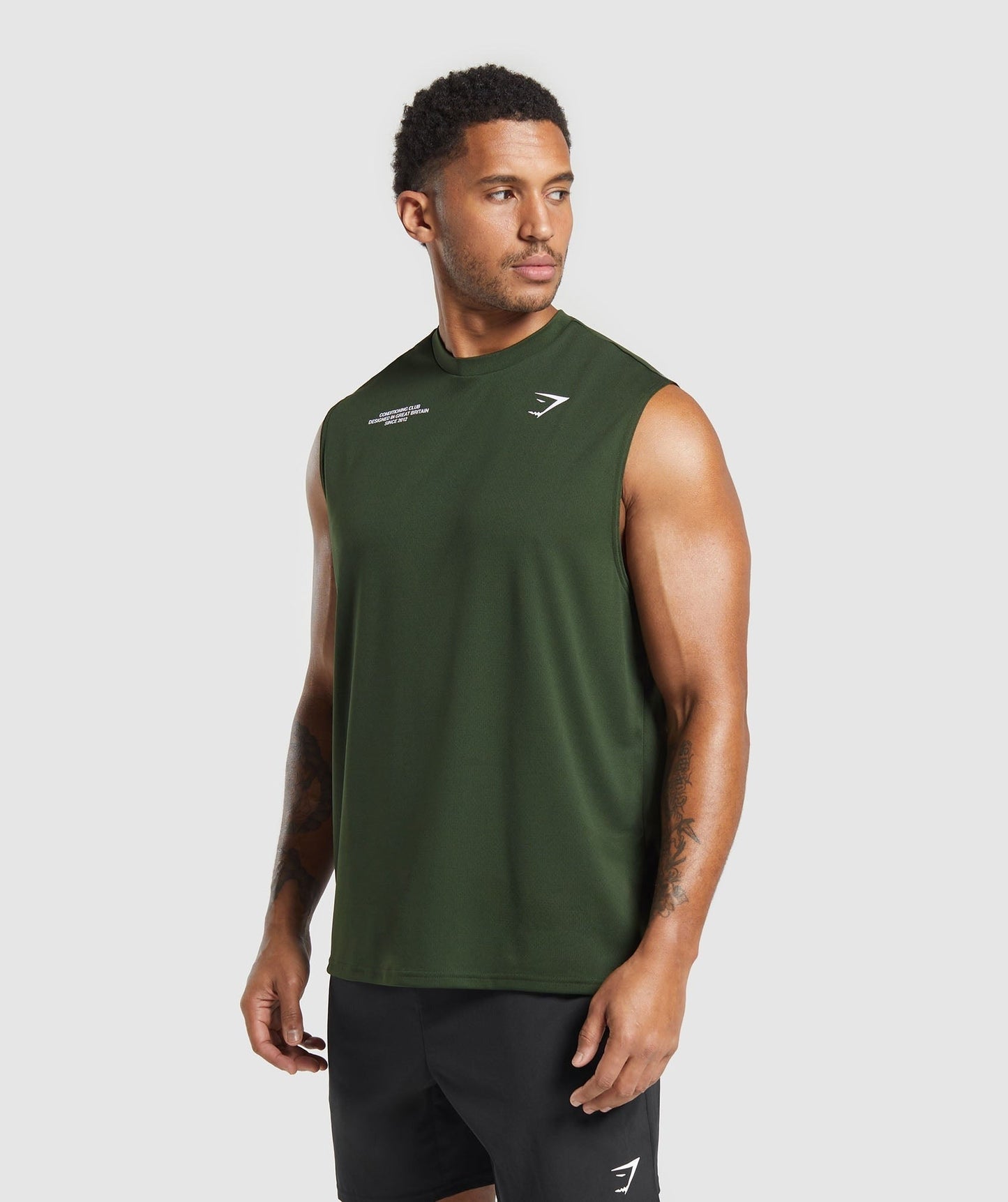 Gymshark Conditioning Club Tank - Trail Green