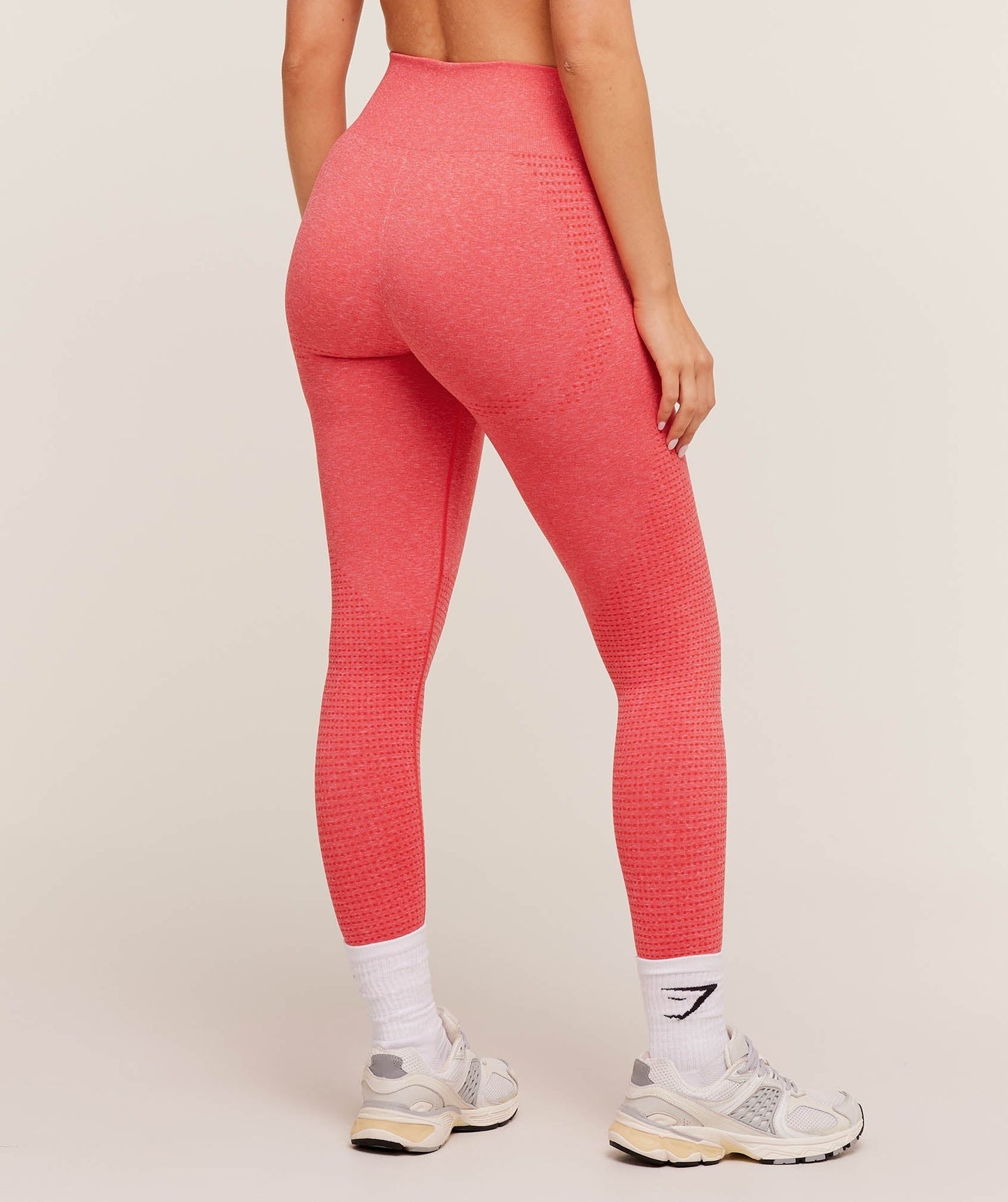 Gymshark Vital Seamless 2.0 Leggings - Coral Red Marl