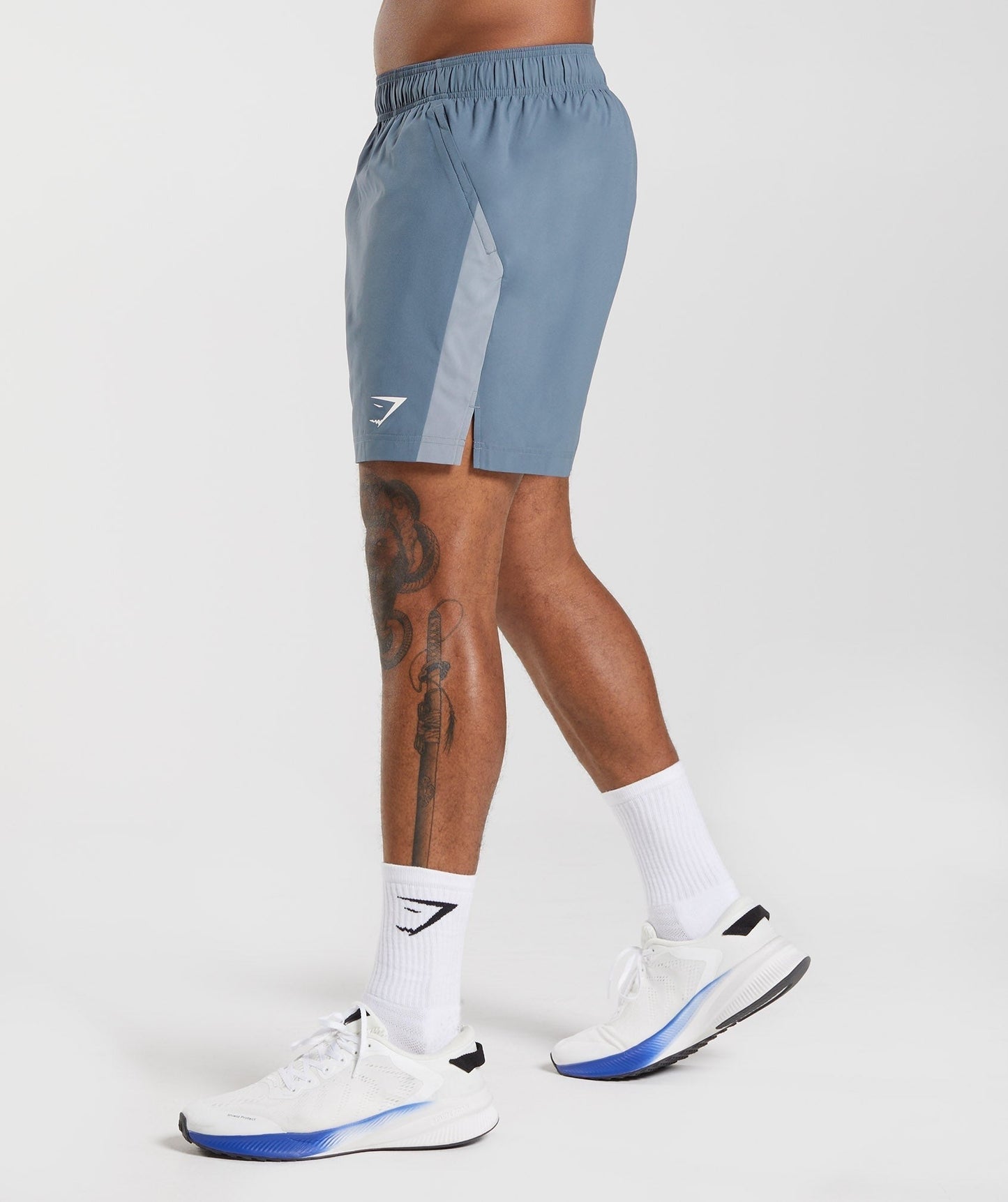 Gymshark Sport 7" Shorts - Evening Blue/Drift Grey