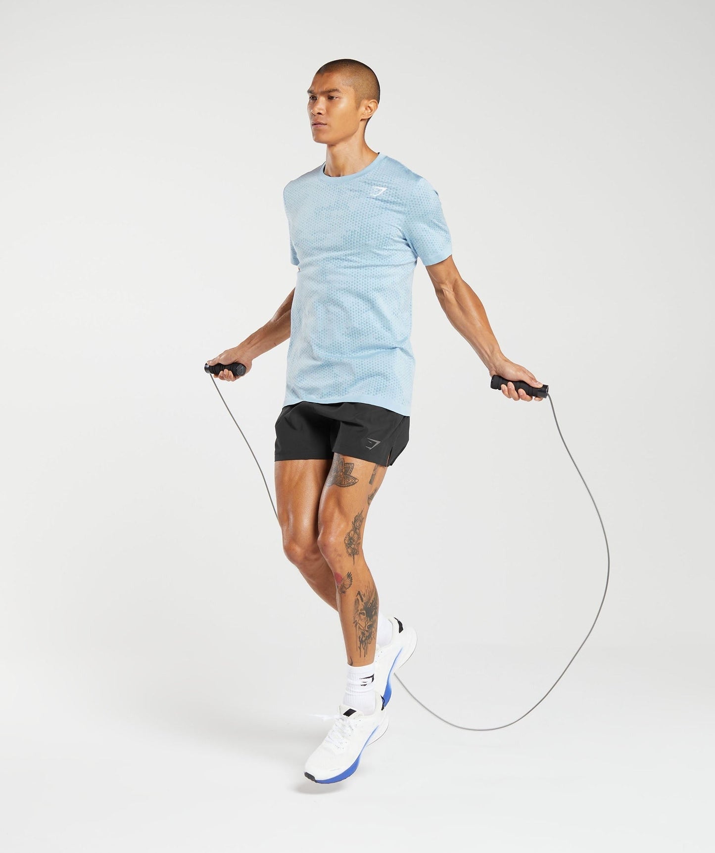 Gymshark Sport Seamless T-Shirt - Skyline Blue/Denim Blue