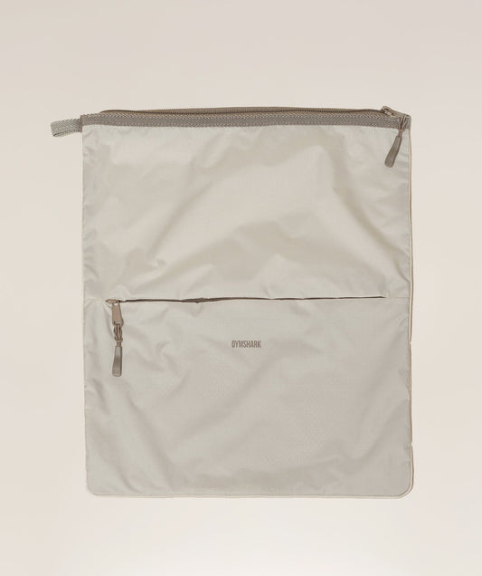 Gymshark Wet Kit Bag - Pebble Grey/Linen Brown